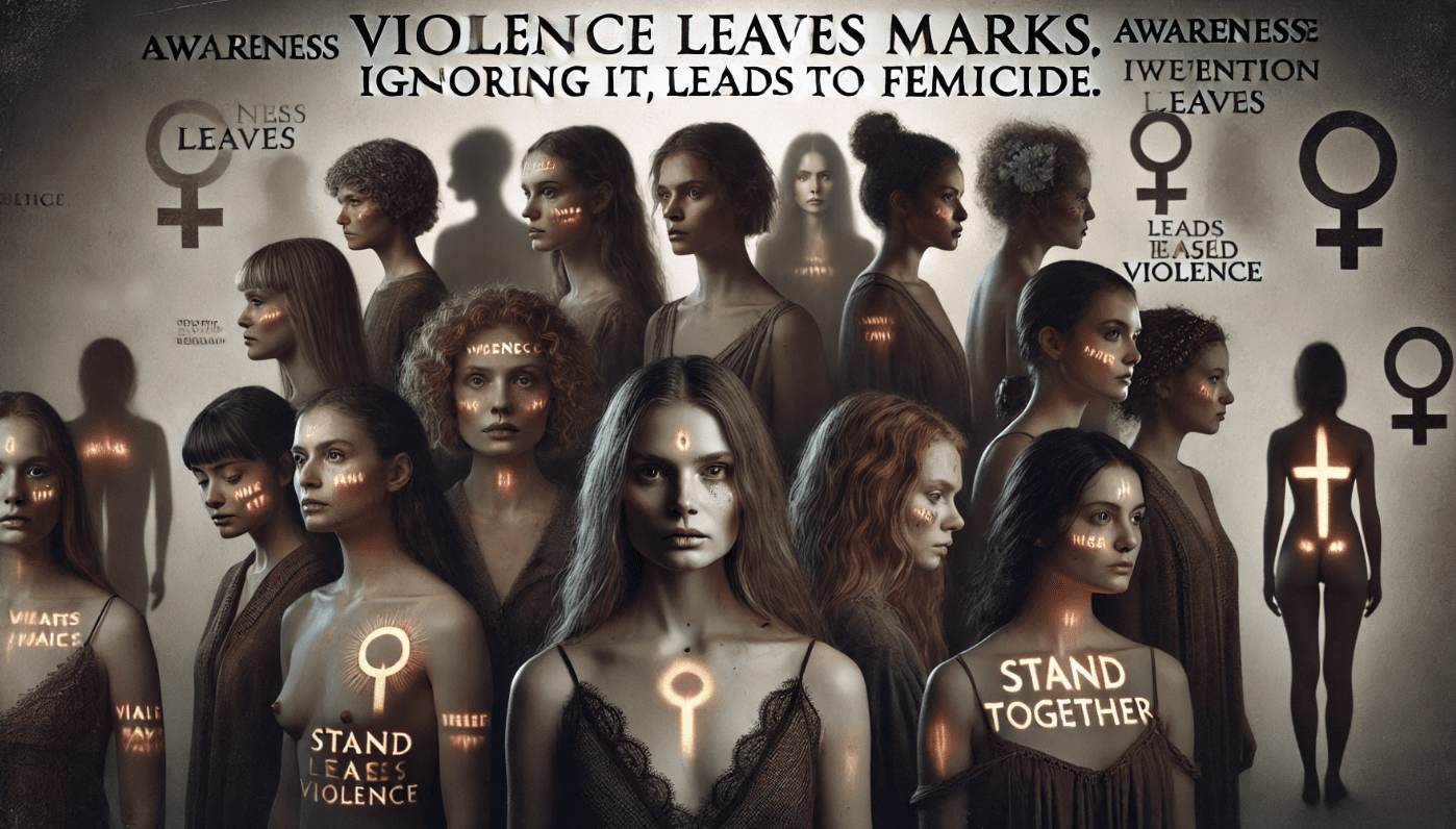 La violencia deja marcas, no verla deja feminicidios