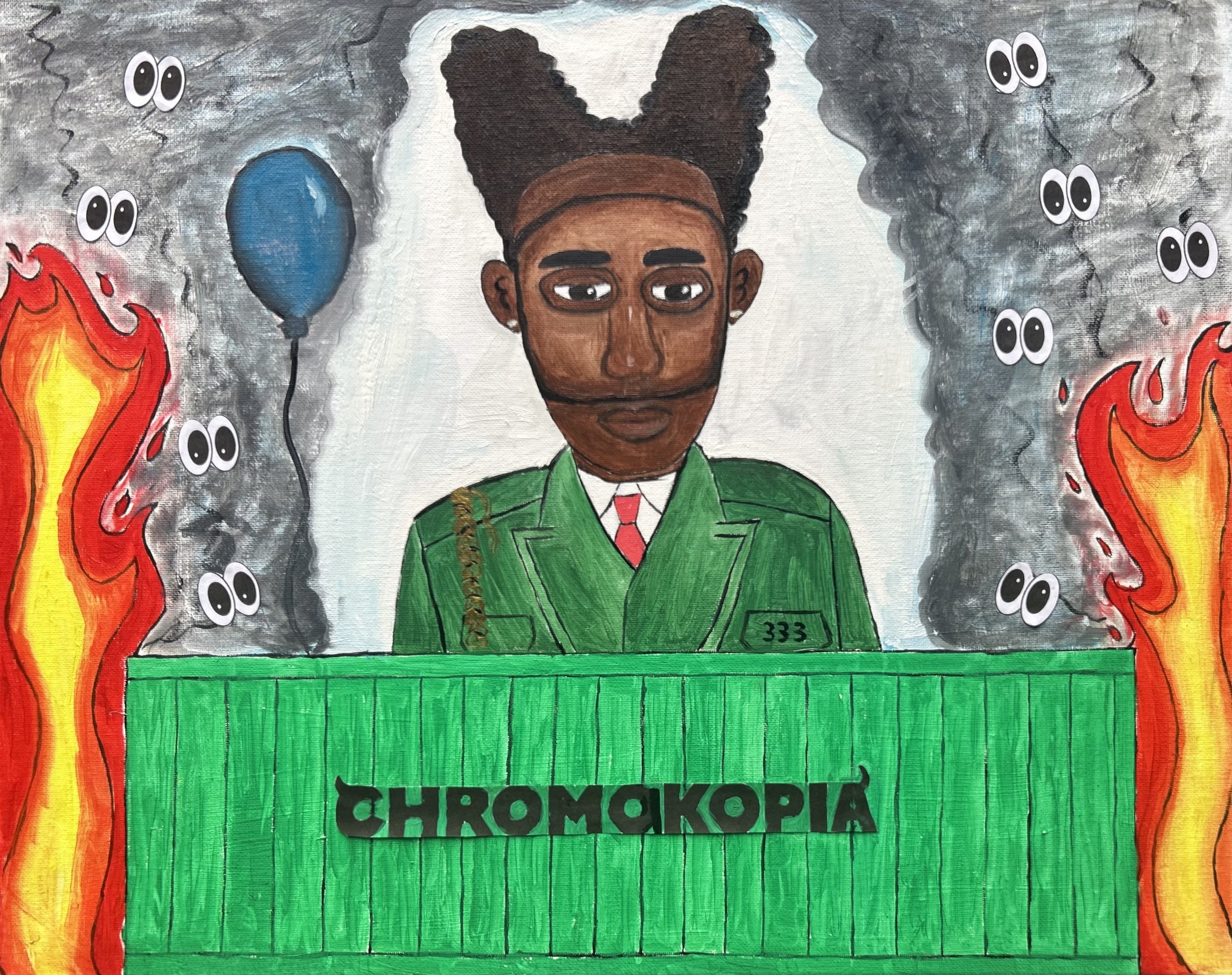 St. Chroma | 16x20 | Mixed Media