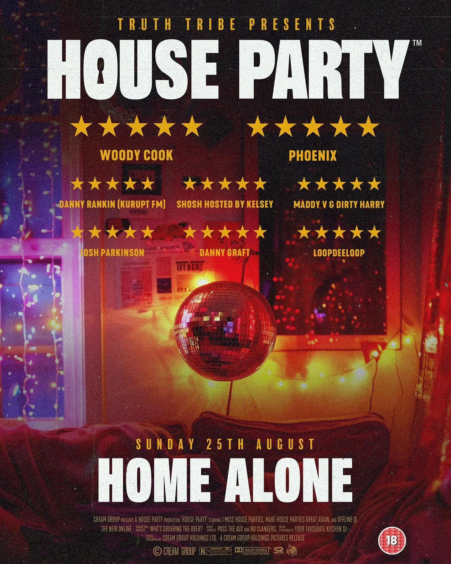Did you get the invite for Bank Holiday Sunday&rsquo;s House Party @stormzy place⁉️

 @thehouse.party Soho, London

HouseMates 👉 @woody_cook @phoenixisphoenix @shosh_ukg @joshparkinsonofficial @mcmaddyv @dirtyharryuk @dannygraft @danny_rankin and&he