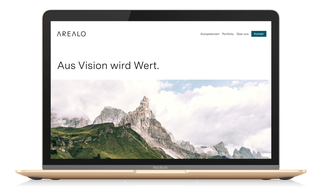 Immobilien Webseite auf Squarespace