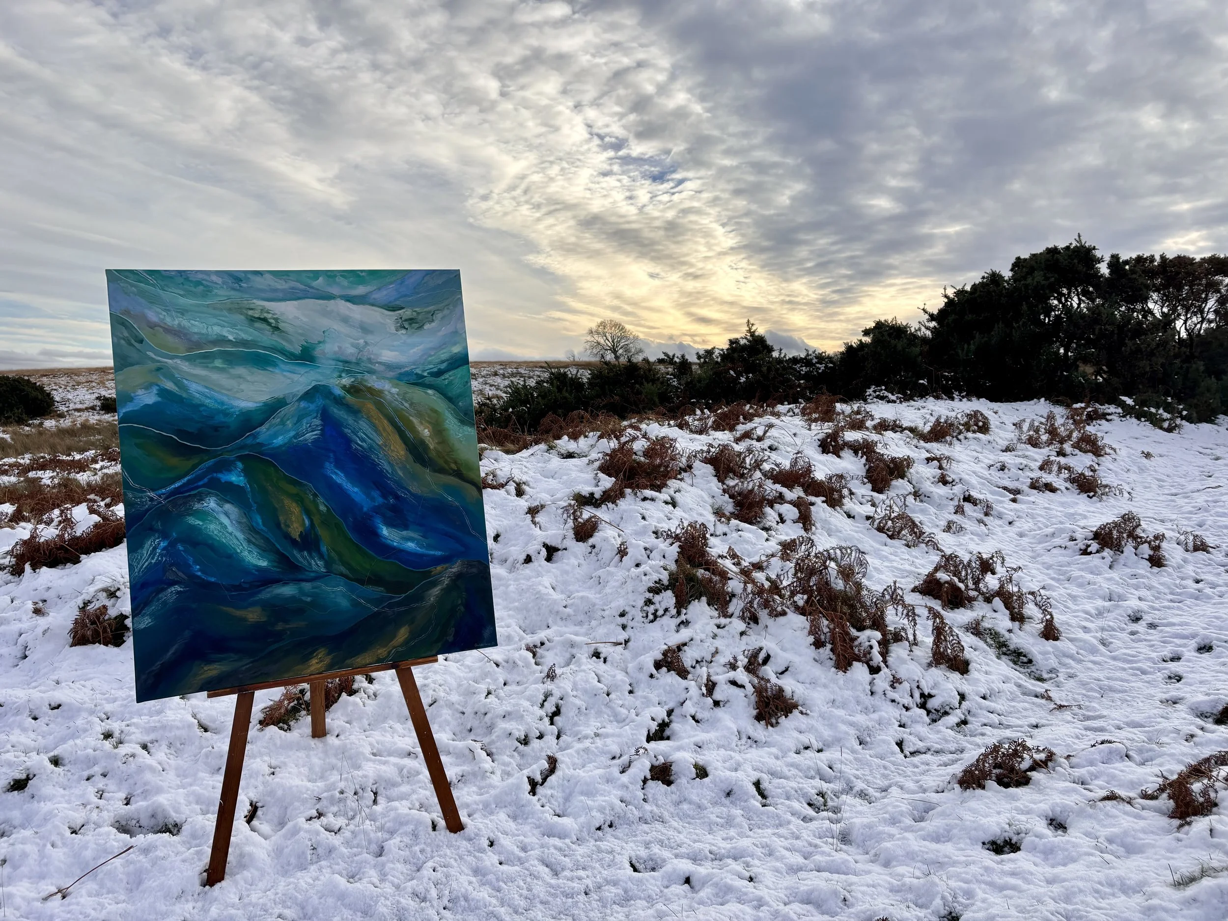 The First Snow, and a New Artwork to Welcome it.