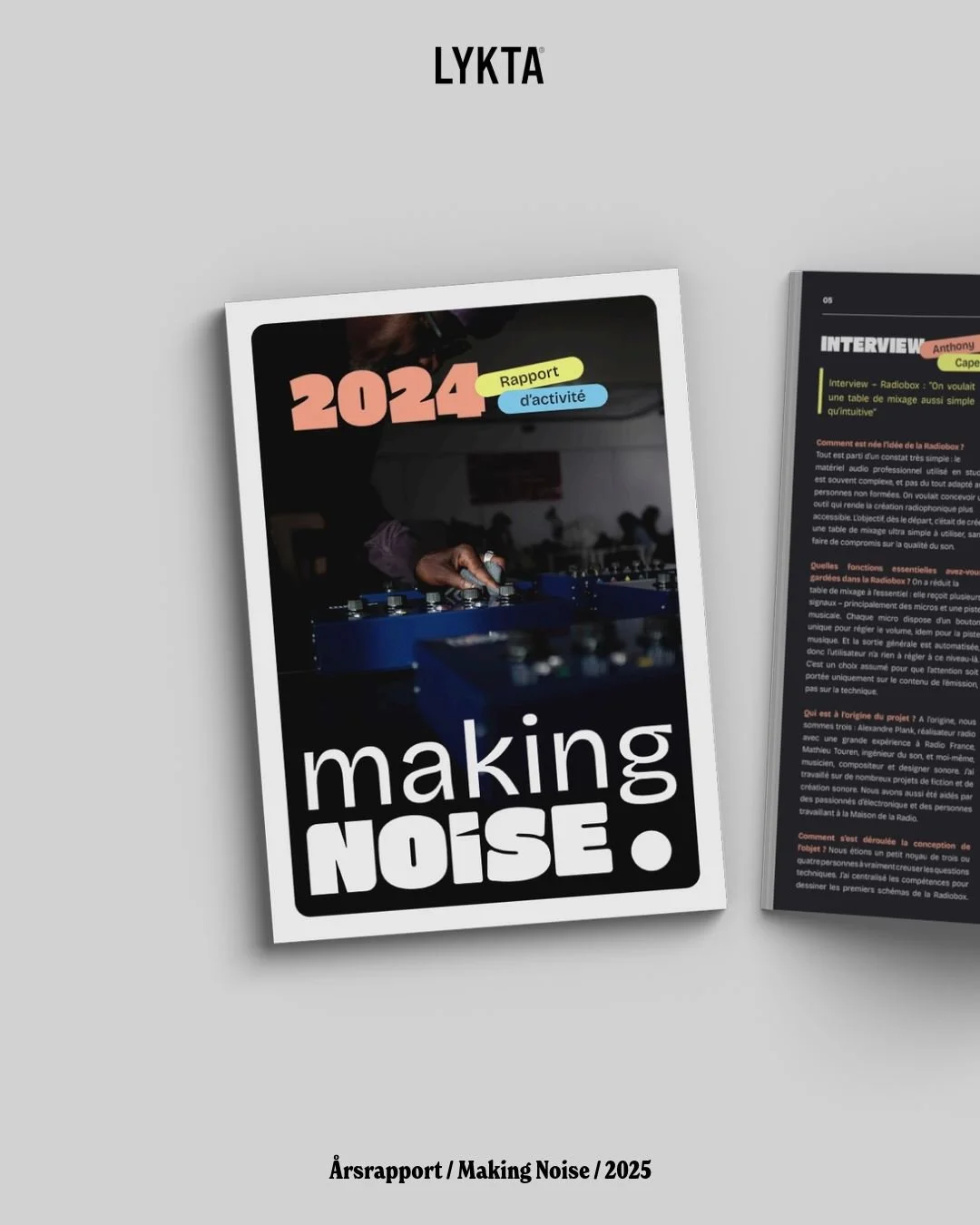 &Aring;rsrapport 2024 f&ouml;r Making Noise 🎤

Som dotterbolag till Making Waves har Making Noise sin k&auml;rna i Radioboxen, ett b&auml;rbart och batteridrivet radio-/pod-studio-kit som utvecklats och byggs i Noisy-le-Sec, Frankrike.

Vi har haft 