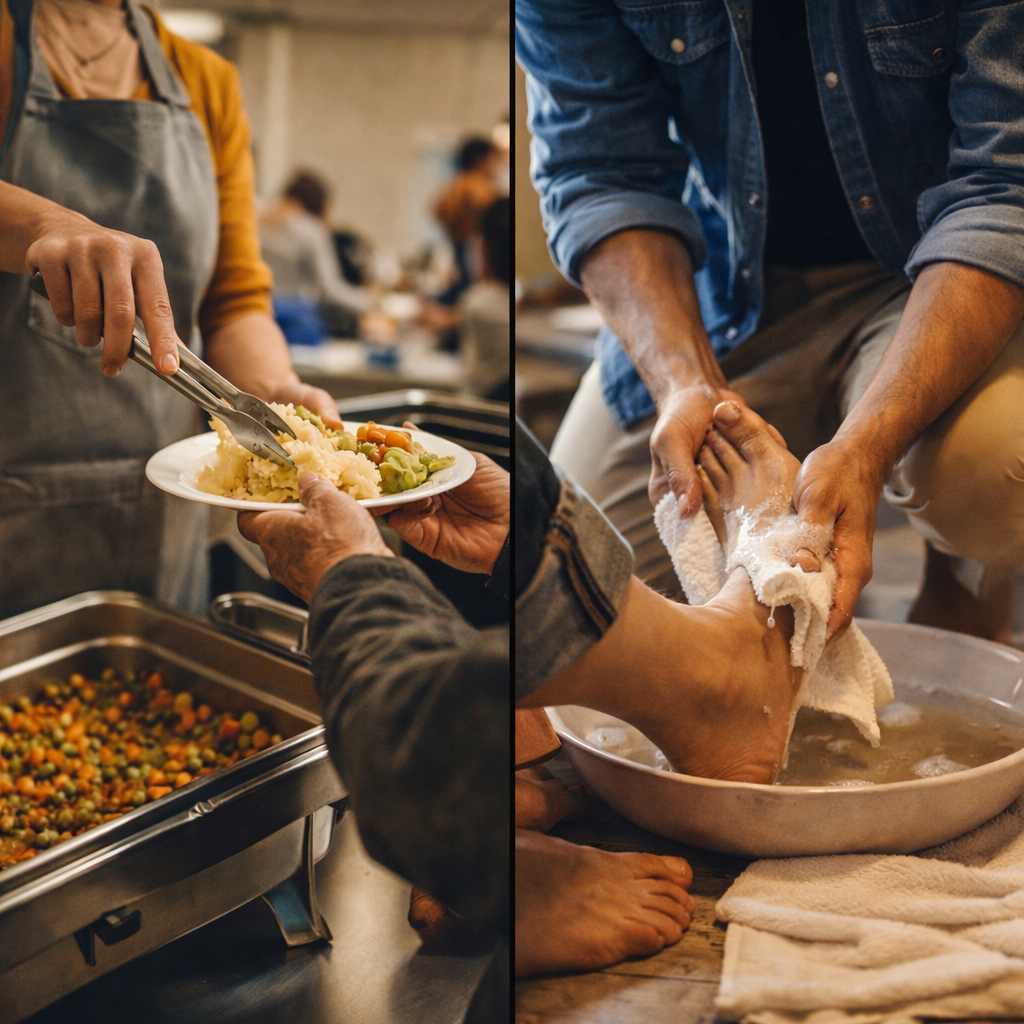 Volunteering : Serving :: Thankful : Grateful 