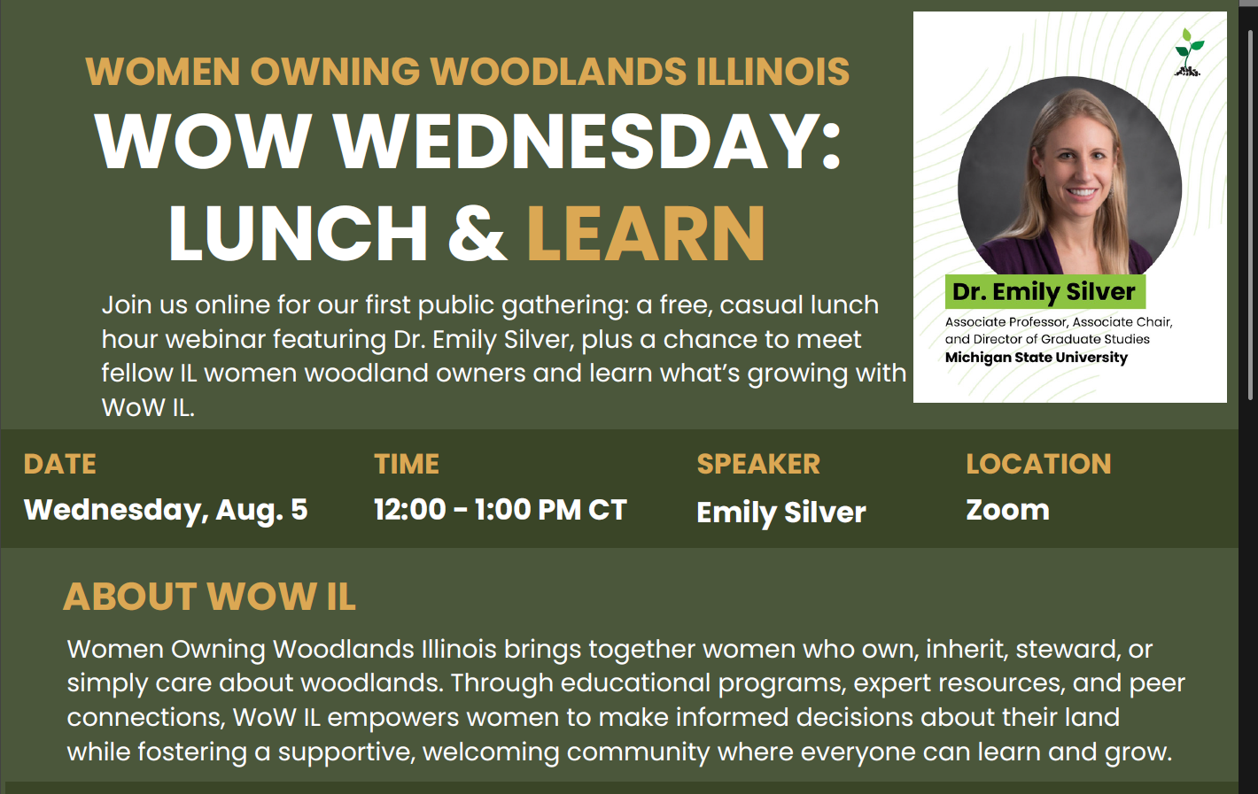 WOW IL - Inaugural Wednesday Lunch &amp; Learn Webinar