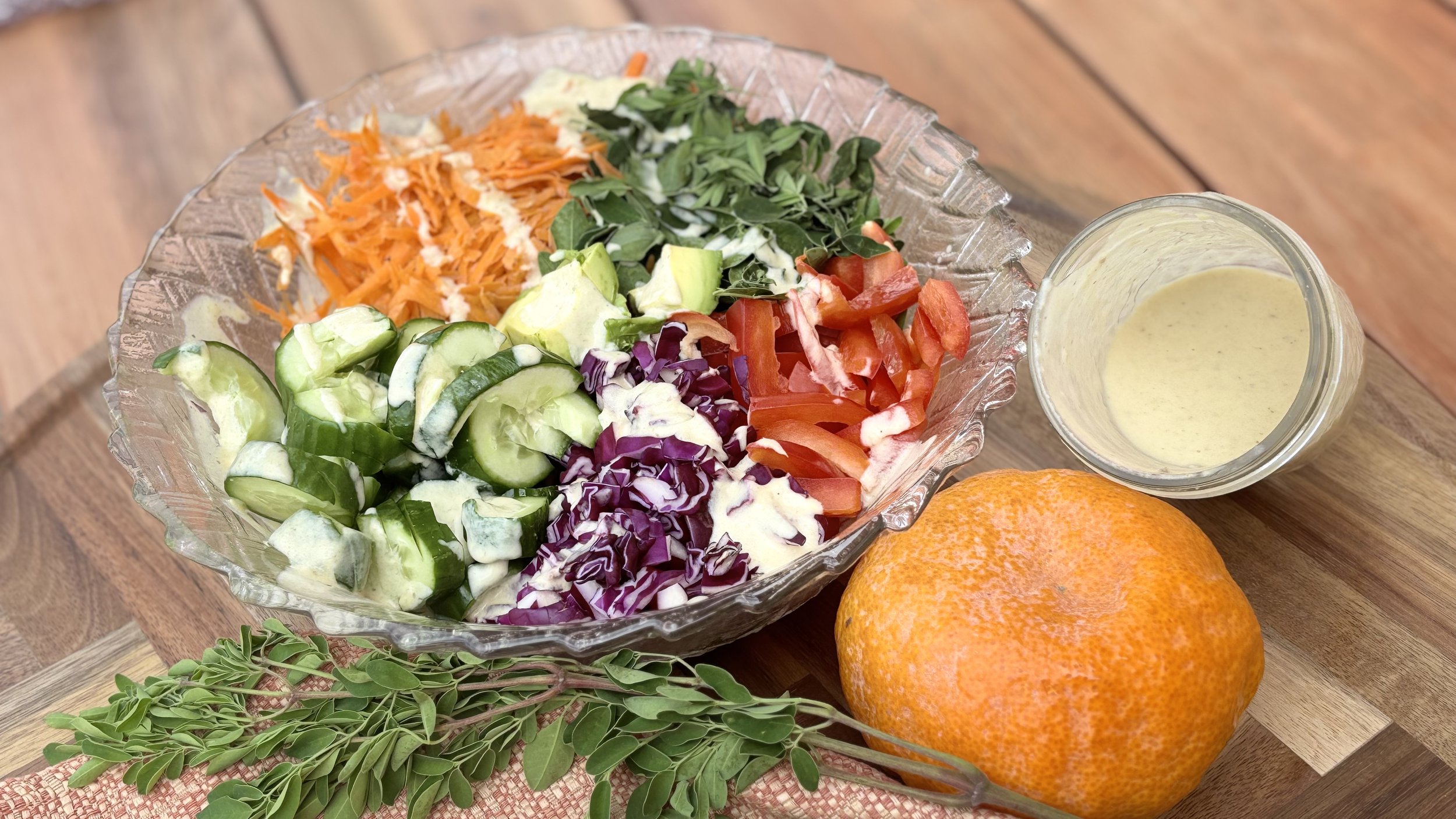 Raw Moringa Glow Salad