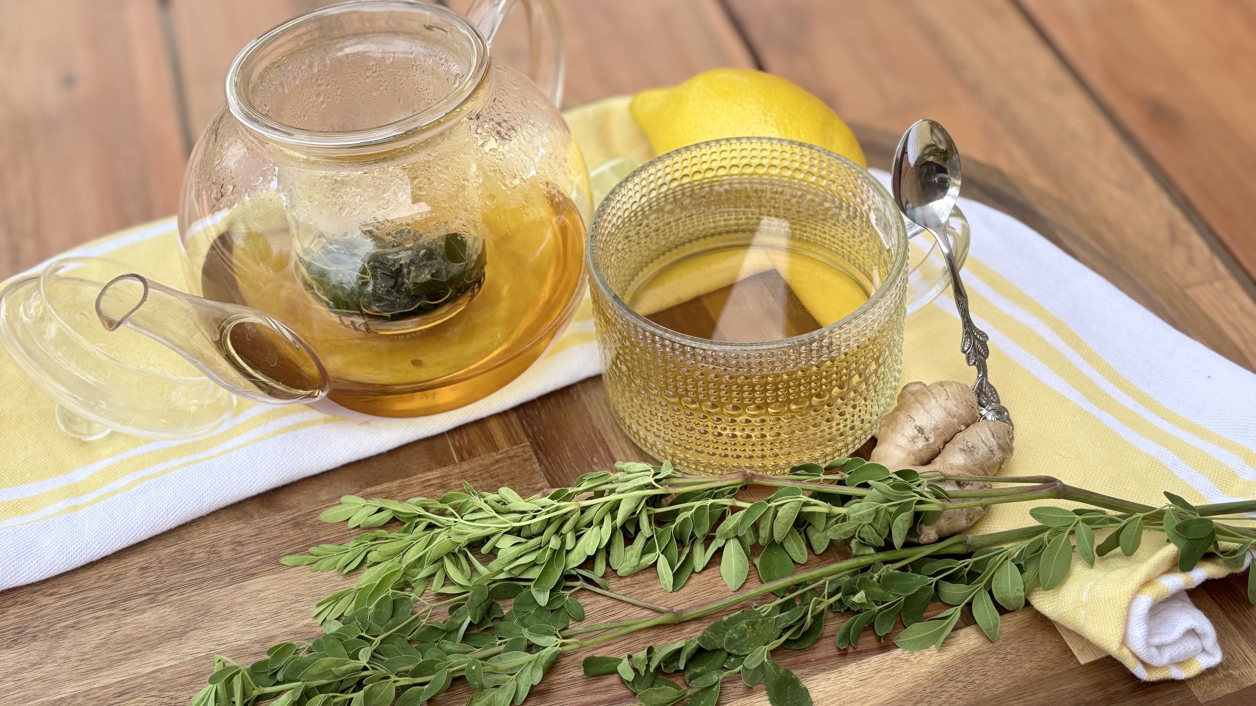 Moringa and Ginger Tea