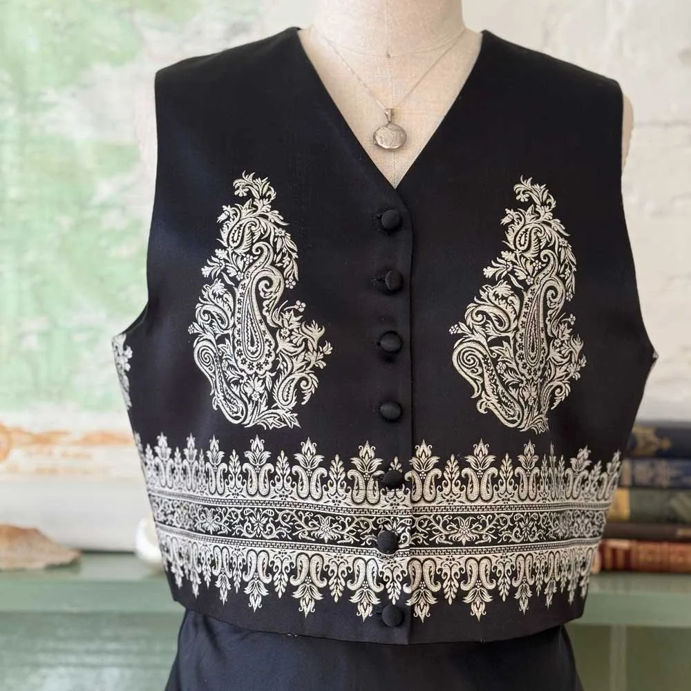 Vintage Silk Emanuel Ungaro Vest