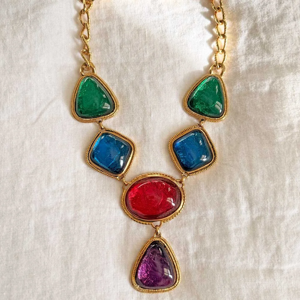 Vintage Kenneth Jay Lane Lucite Necklace