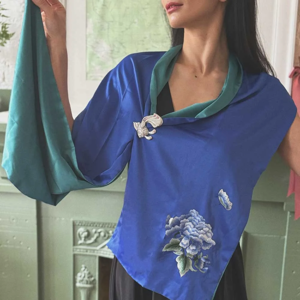 Vintage Sterling Fish Brooch