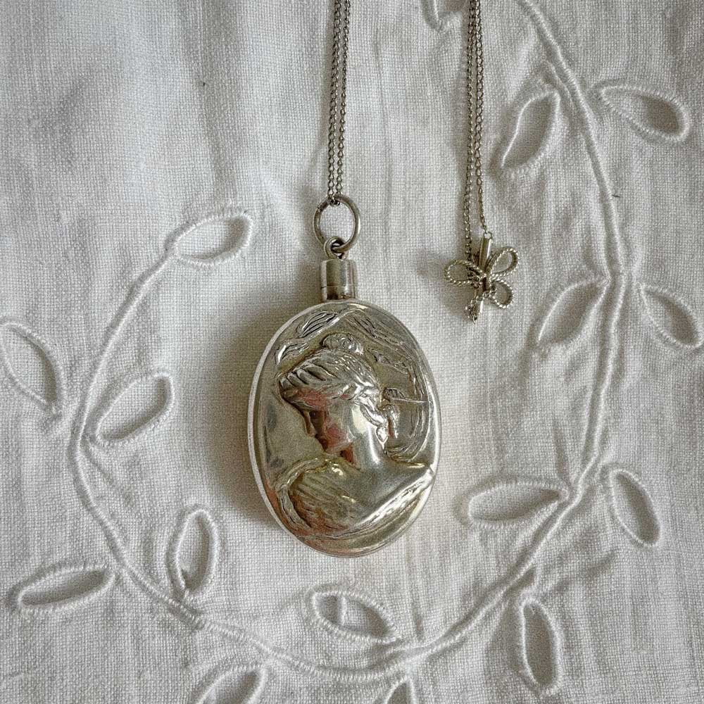 Antique Perfume Bottle Necklace