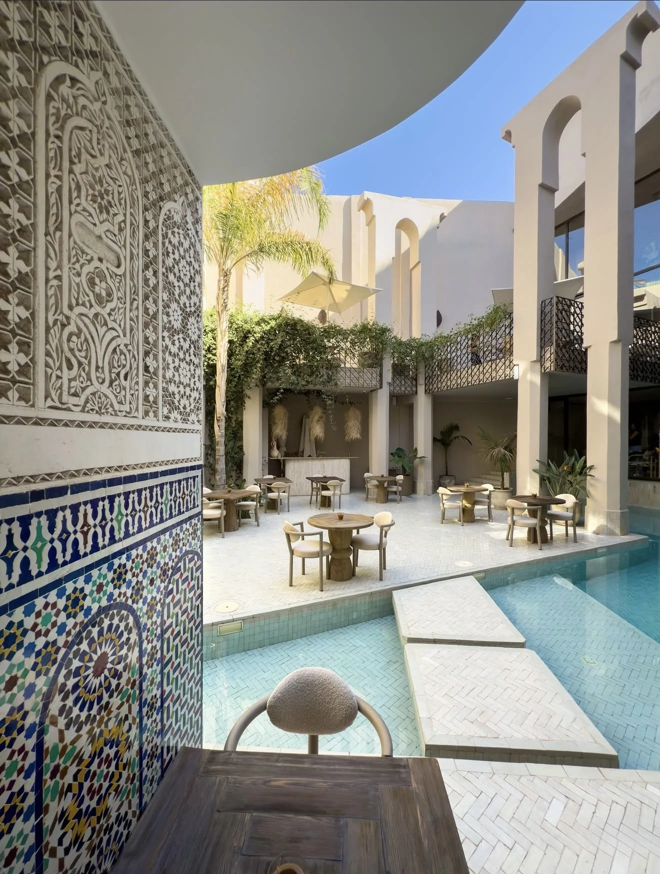 naama restaurant 
Best restaurants Marrakech 2025 hidden gem Medina modern Moroccan fine dining organic local ingredients premium beef filet Josper Grill Marrakech charcoal grilled steak 0.0% mocktails Marrakech alcohol-free bar Medina botanical infu