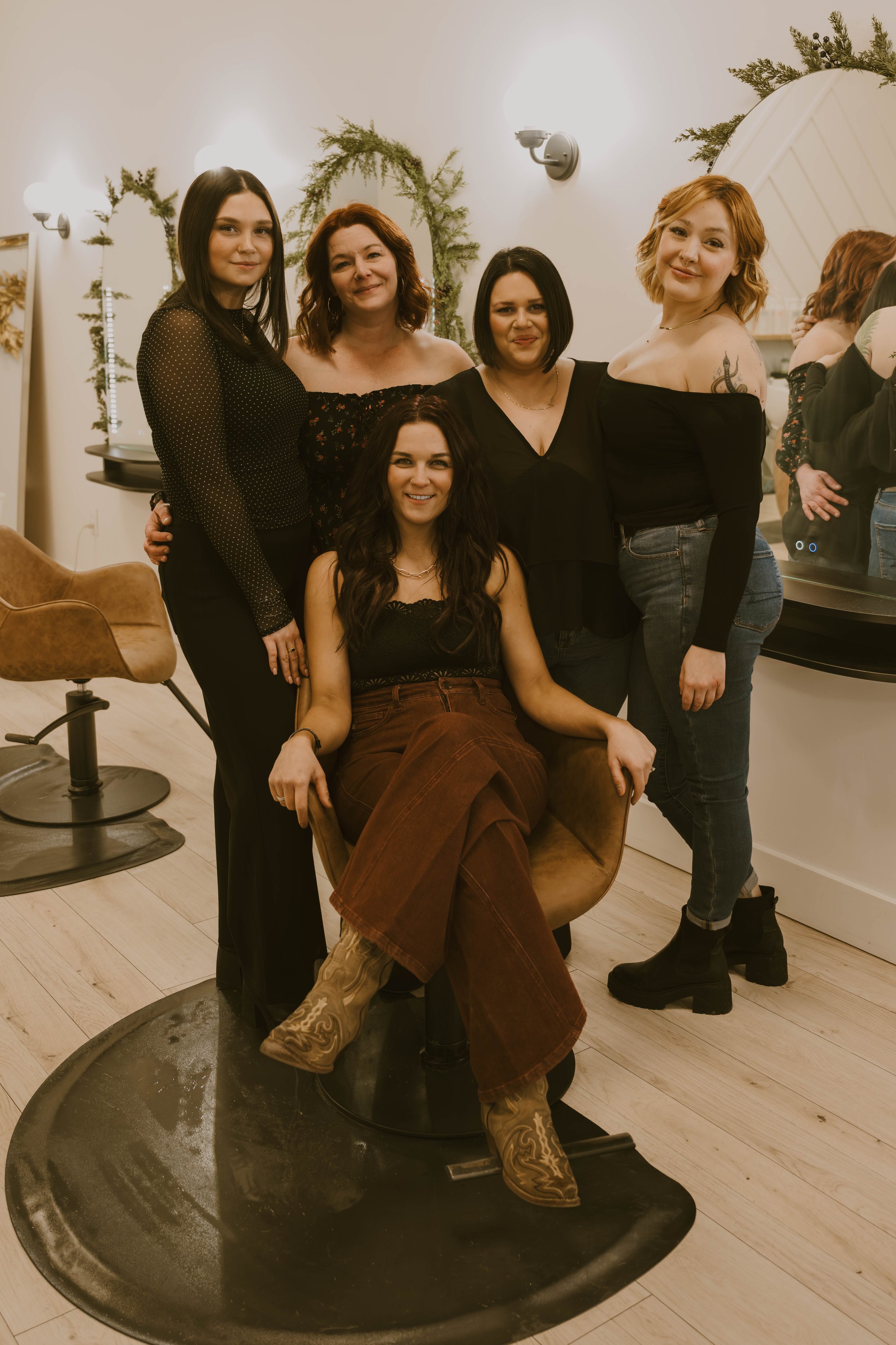 Hairstylists at Salon 488, a modern hair salon near Keene, NH