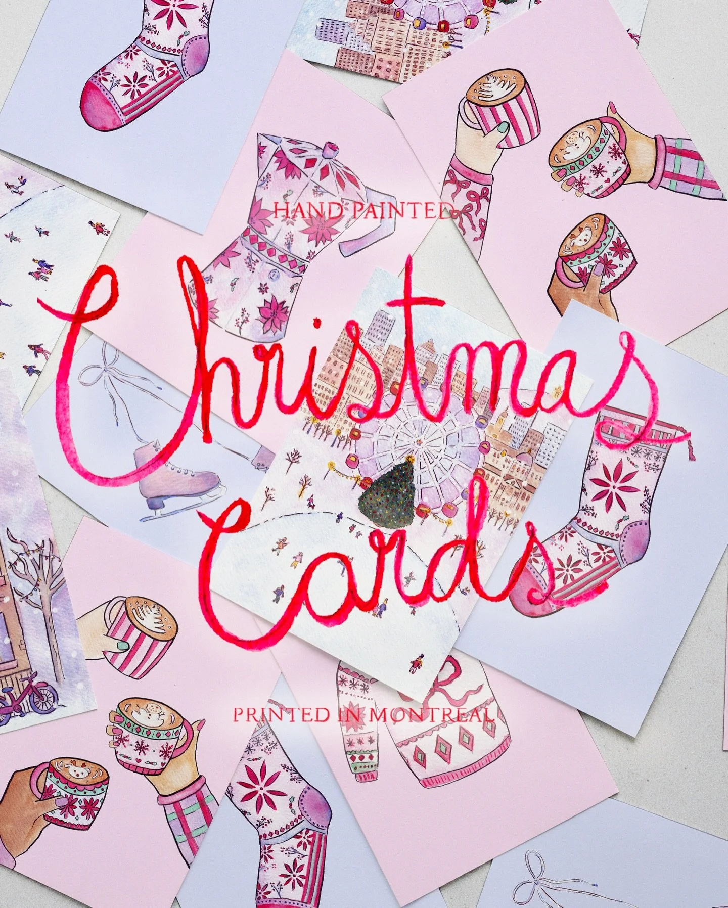 They&rsquo;re here! The Christmas Collection is officially live 🎄💌 Seven watercolour Christmas cards, illustrated by hand and printed locally to preserve every delicate detail. I hope they bring a little magic to your holiday season. ✨

Shop at the