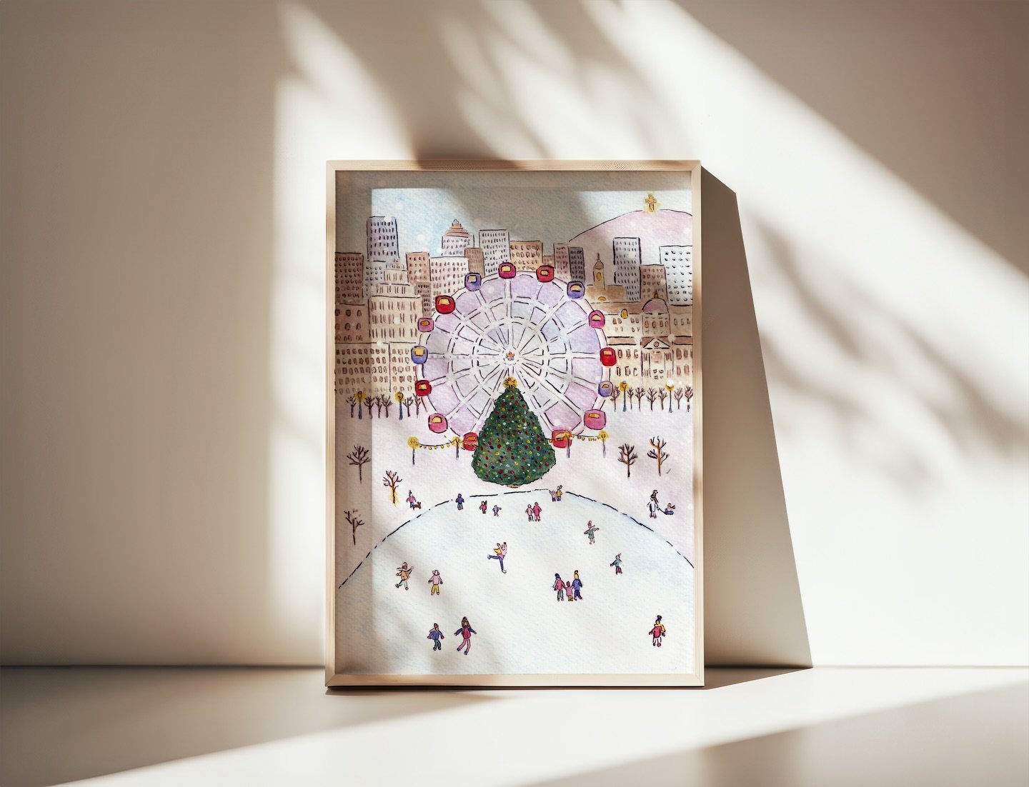 Two art prints are now available on the shop: No&euml;l sur le Plateau and Souvenir du Vieux-Port. The perfect gift for anyone who loves Montr&eacute;al, its stories, and its snowy streets. ❄️🚲

Details:
* Premium archival fine art paper with a soft
