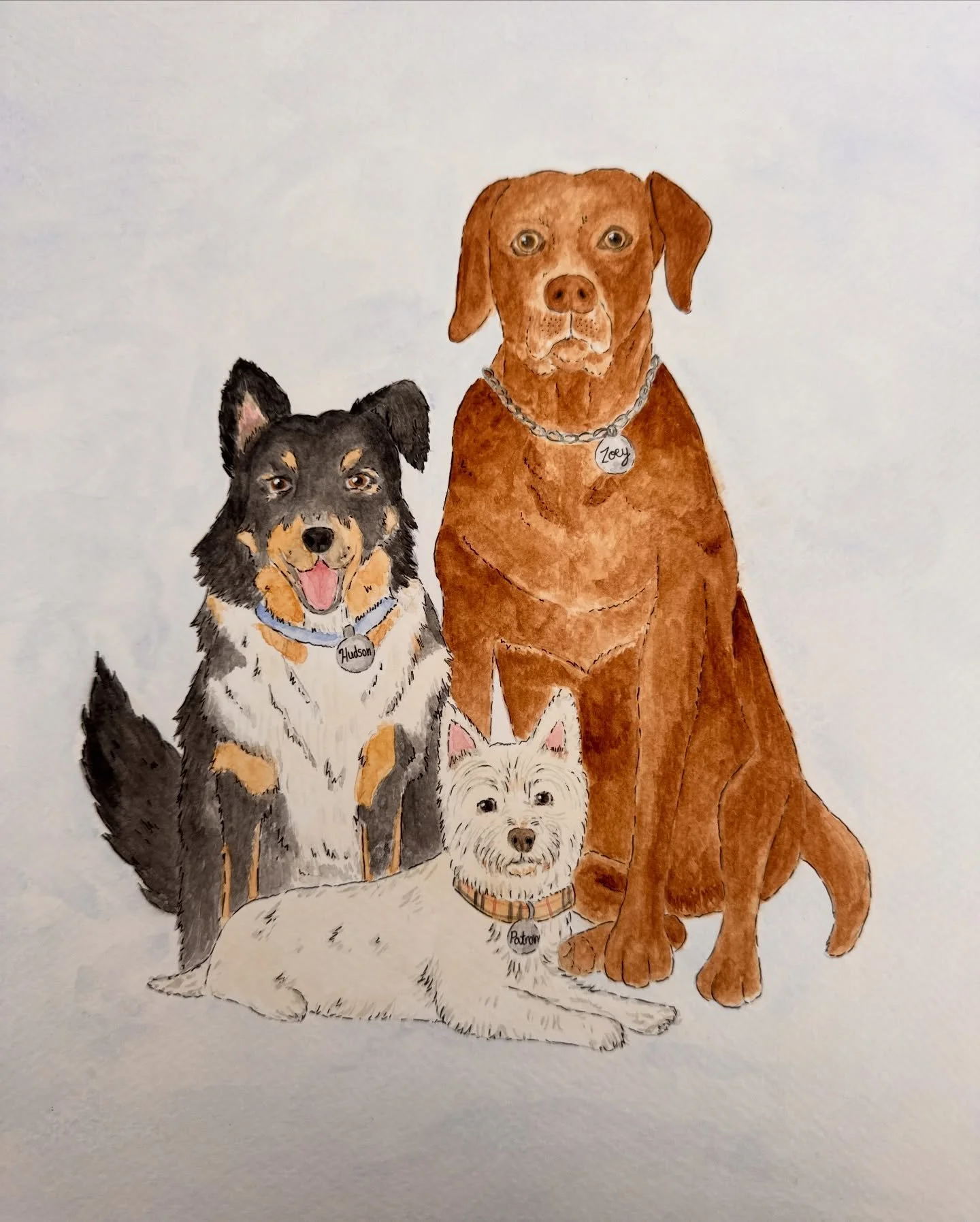 A keepsake you&rsquo;ll treasure forever✨

Now offering custom watercolour pet portraits! Lovingly hand-painted to capture the little details that make your furry friend uniquely yours. From soulful eyes to that one ear that never quite sits right ❤️