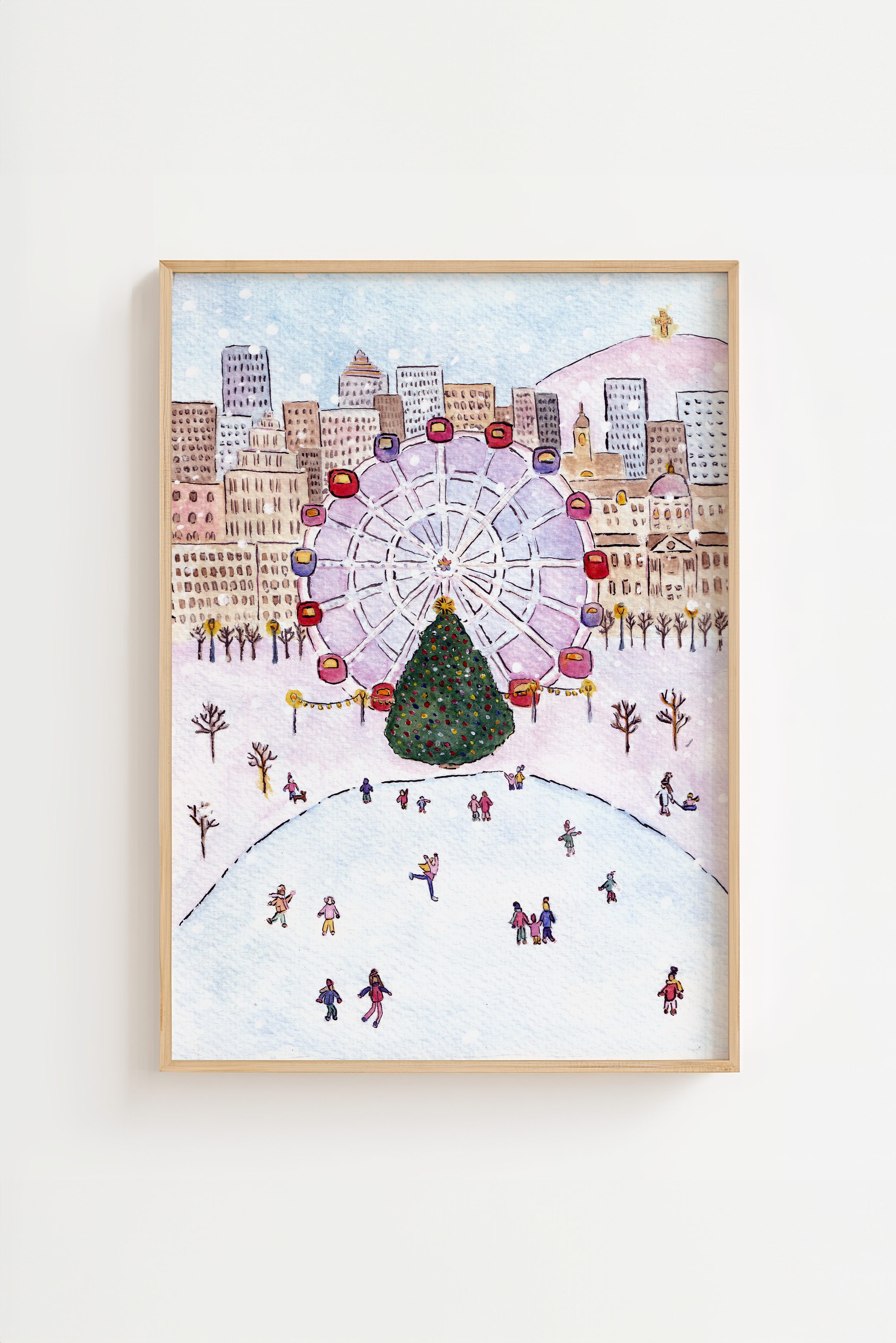 "Souvenir du Vieux-Port" Art Print