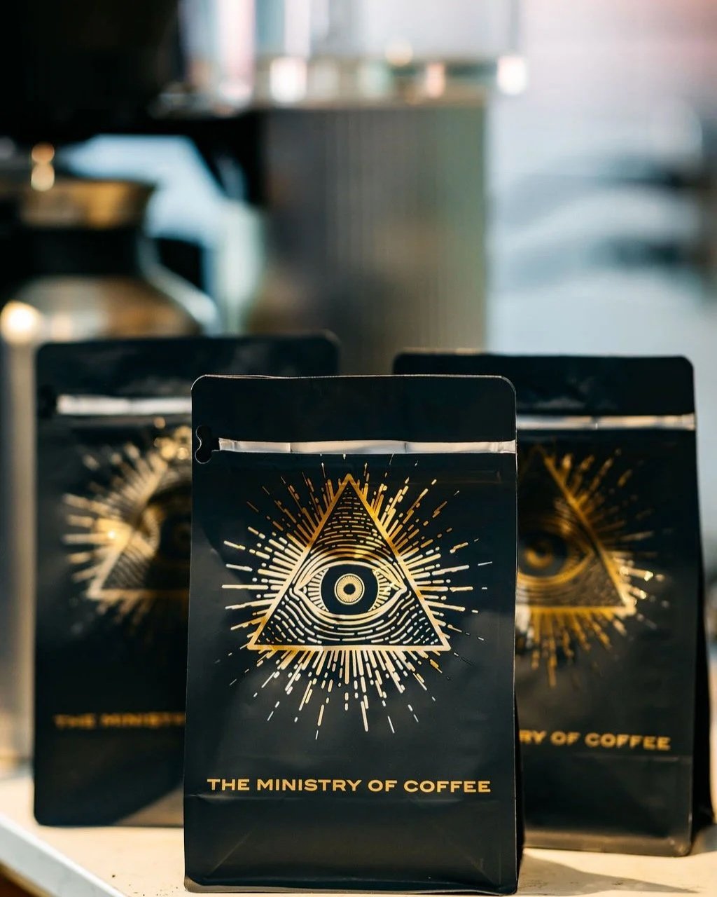 A photo of The Ministry of Coffee's retail coffee beans.