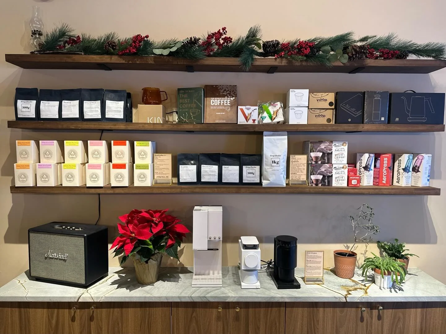 The retail wall at Laurier has your holidays covered