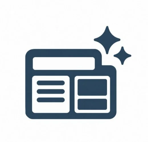 Grafik eines Dashboards als Symbol für Übersichtlichkeit
