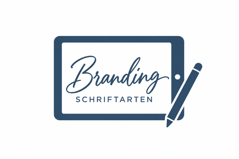 Symbol eines Tablets mit Schriften