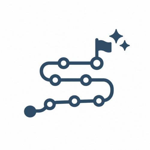 Grafik eines Pfades als Symbol für die 8 Schritte zur eigenen Website