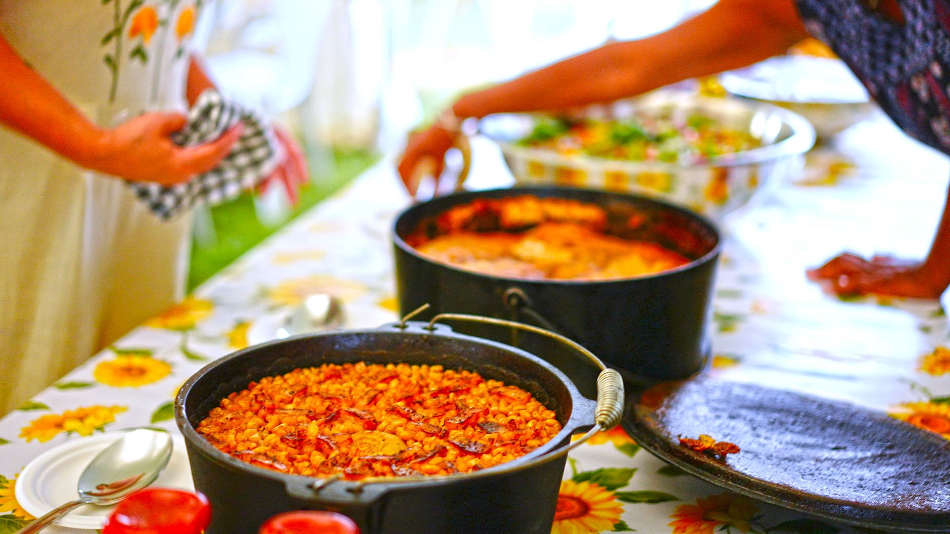 Aug 22 - river rafting - feast.jpg