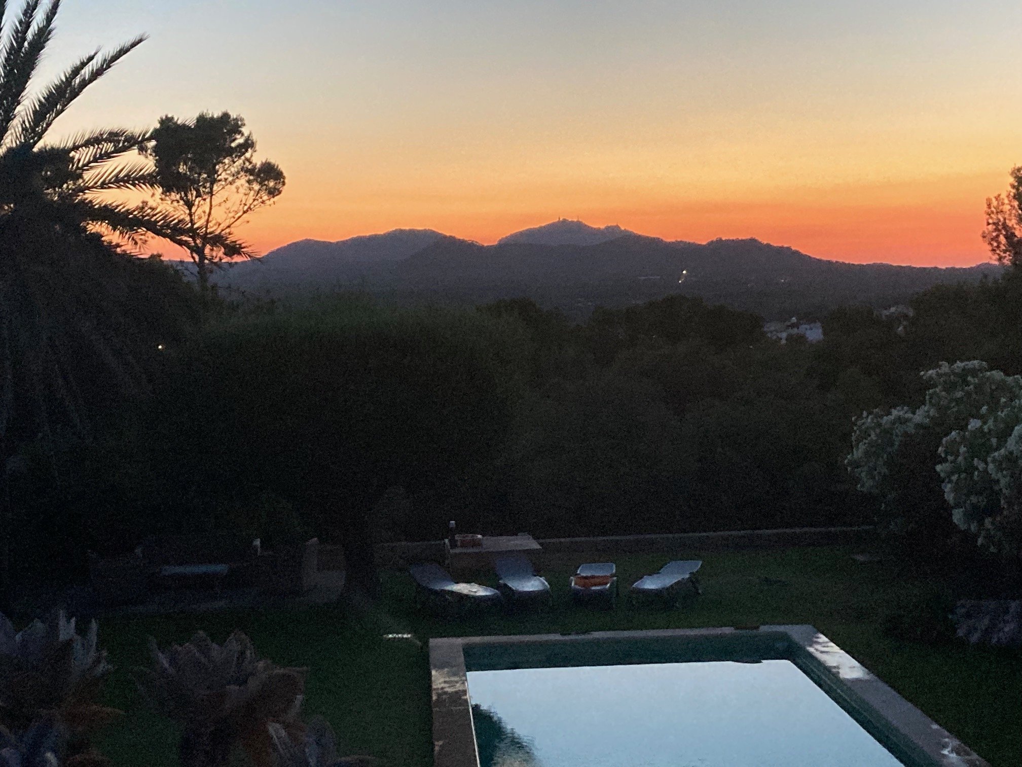 Wunderschönes Abendrot