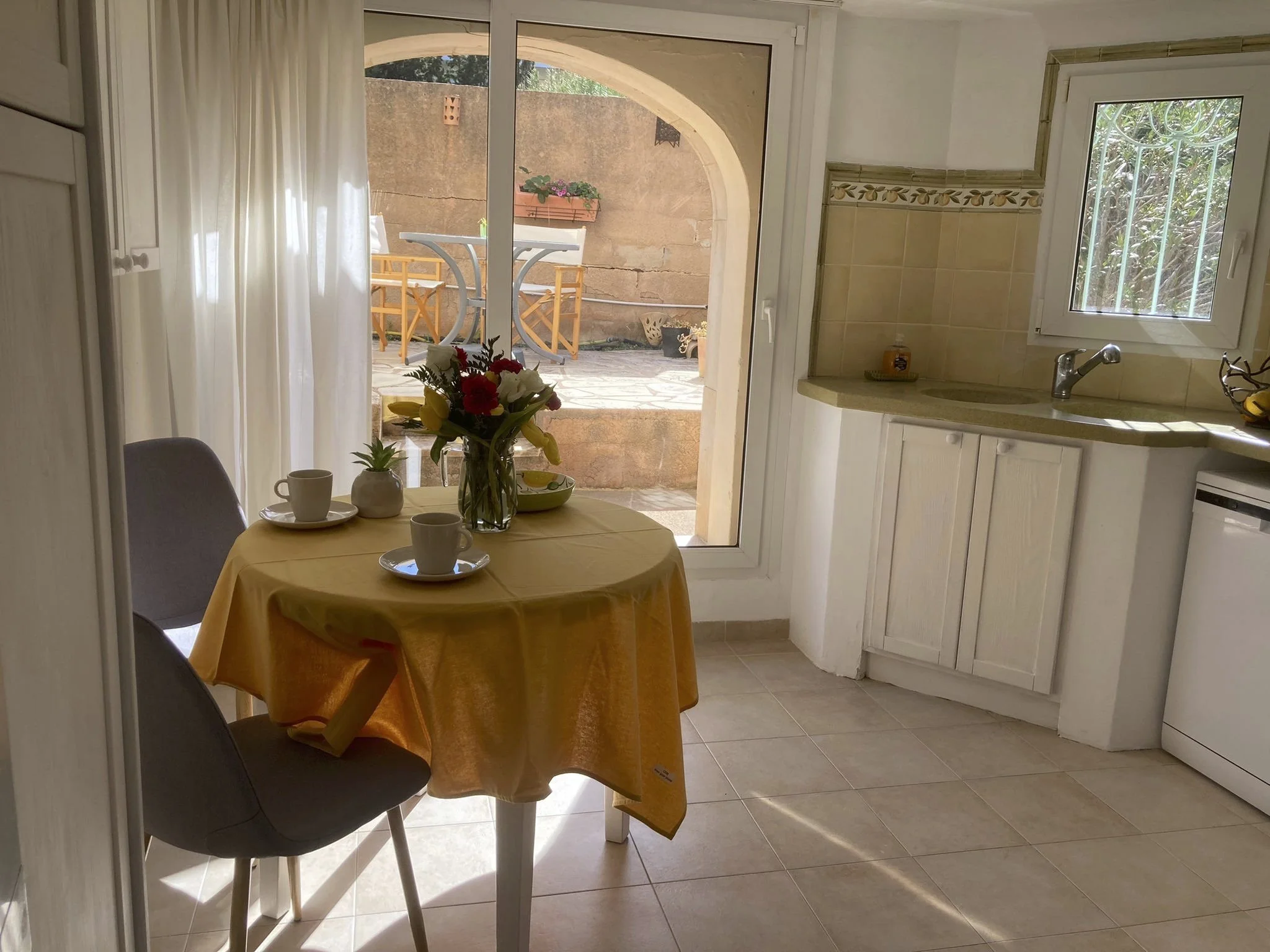 Die Küche des Apartments