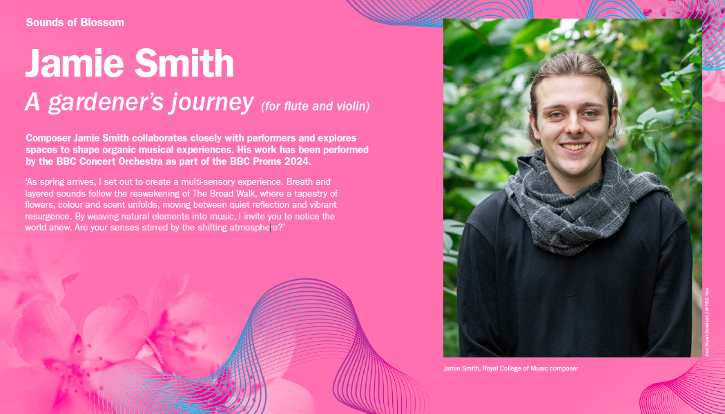 Interpretation of Jamie Smith's coposition for RBG Kew by Harry Stigner