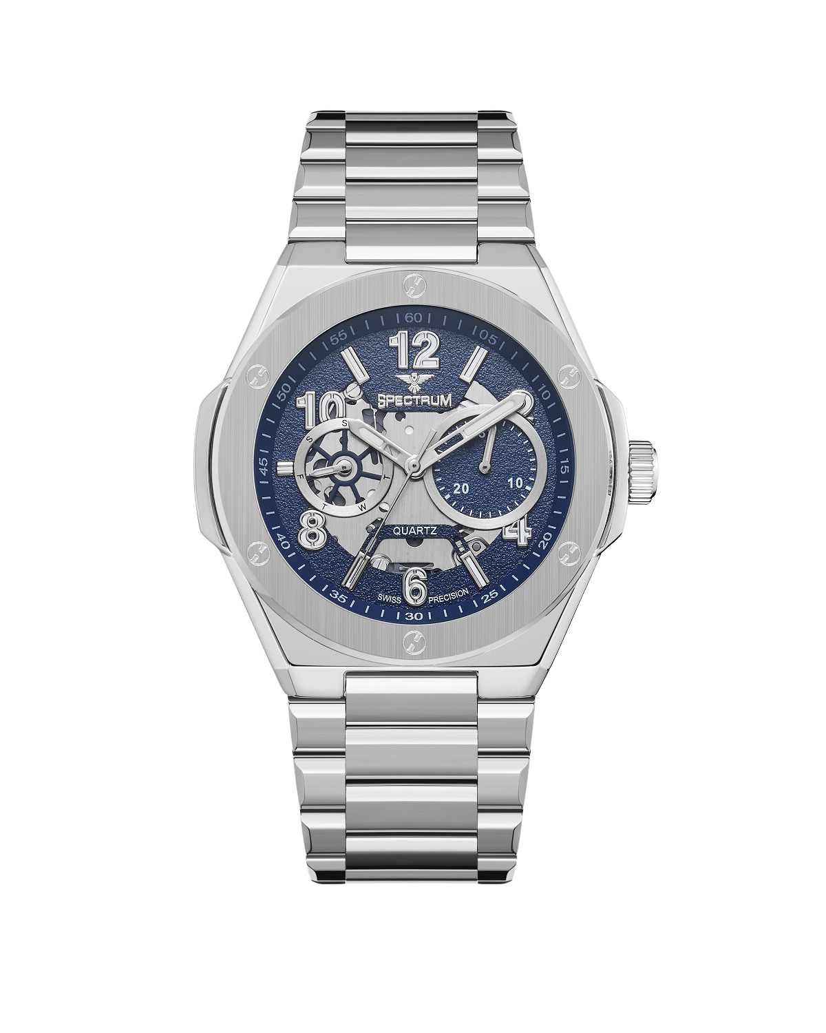 Stainless Steel MEN's Silver Watch - S17072M-8