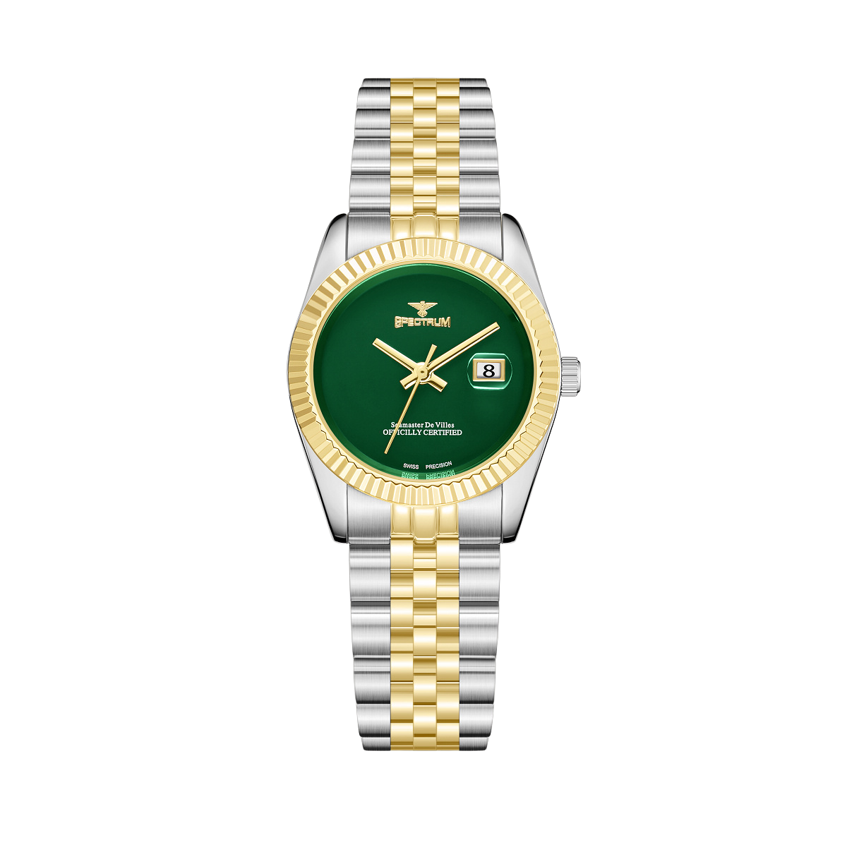 Stainless Steel WOMEN's Two Tone Gold Watch - S17101L-5