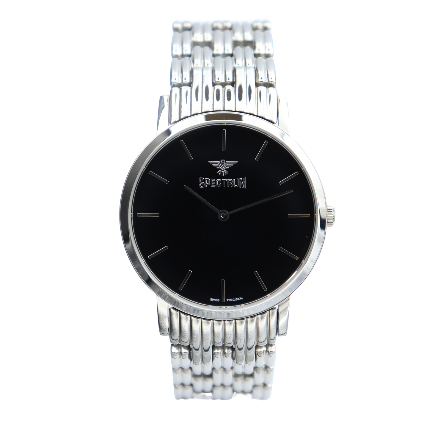 Stainless Steel Men's Silver Watch S12439M-4 — Spectrum