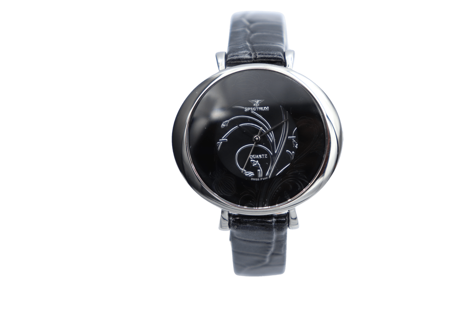 Leather WOMEN's Black Watch SP93470L-2 — Spectrum