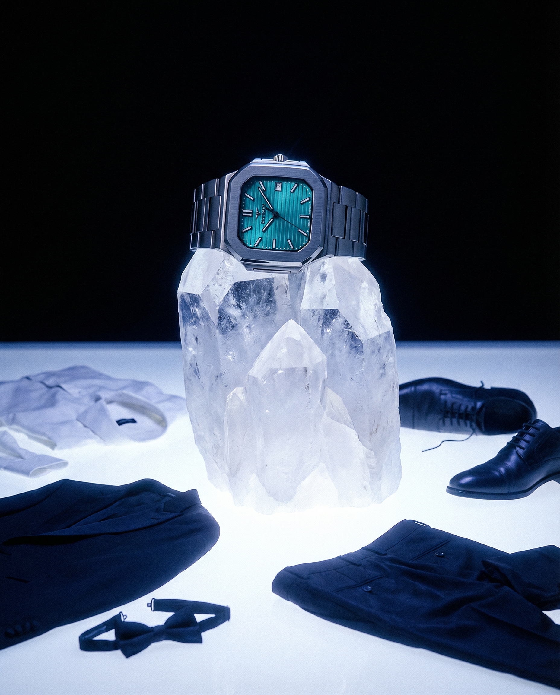 Generated with Kive.ai - outfit on the floor at the end of a party - male version.png