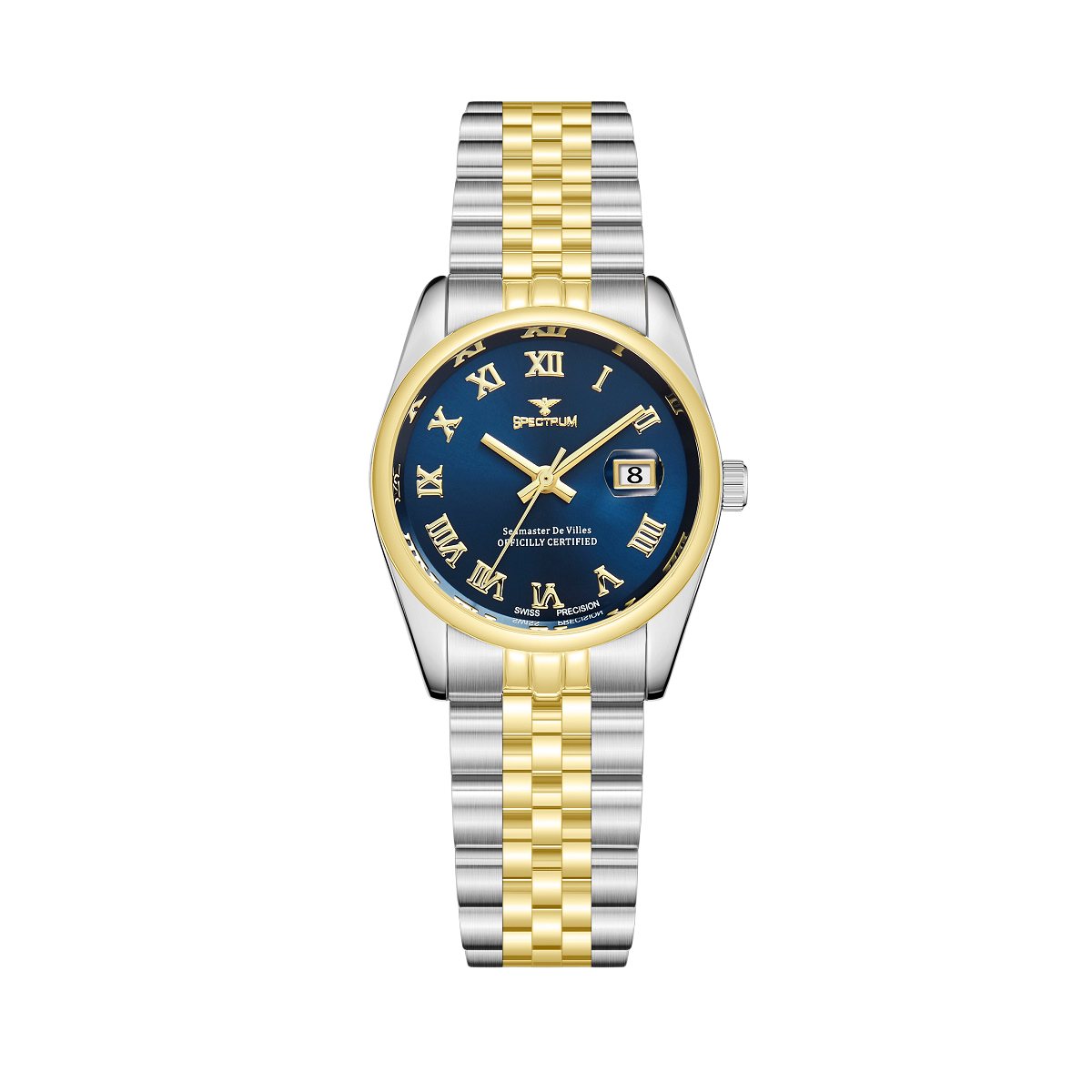 Stainless Steel WOMEN's Two Tone Gold Watch - S17103L-5