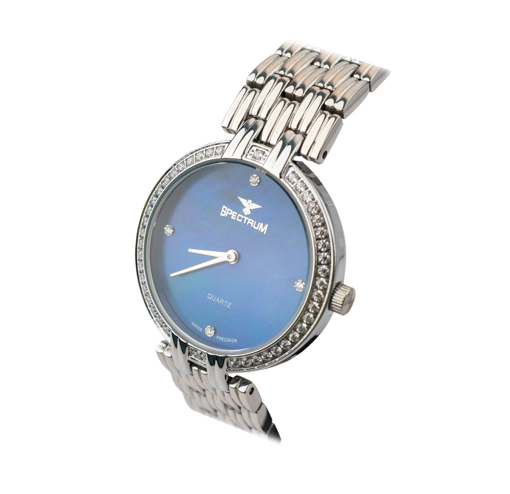Stainless Steel WOMEN's Silver Watch S17009L-5 — Spectrum