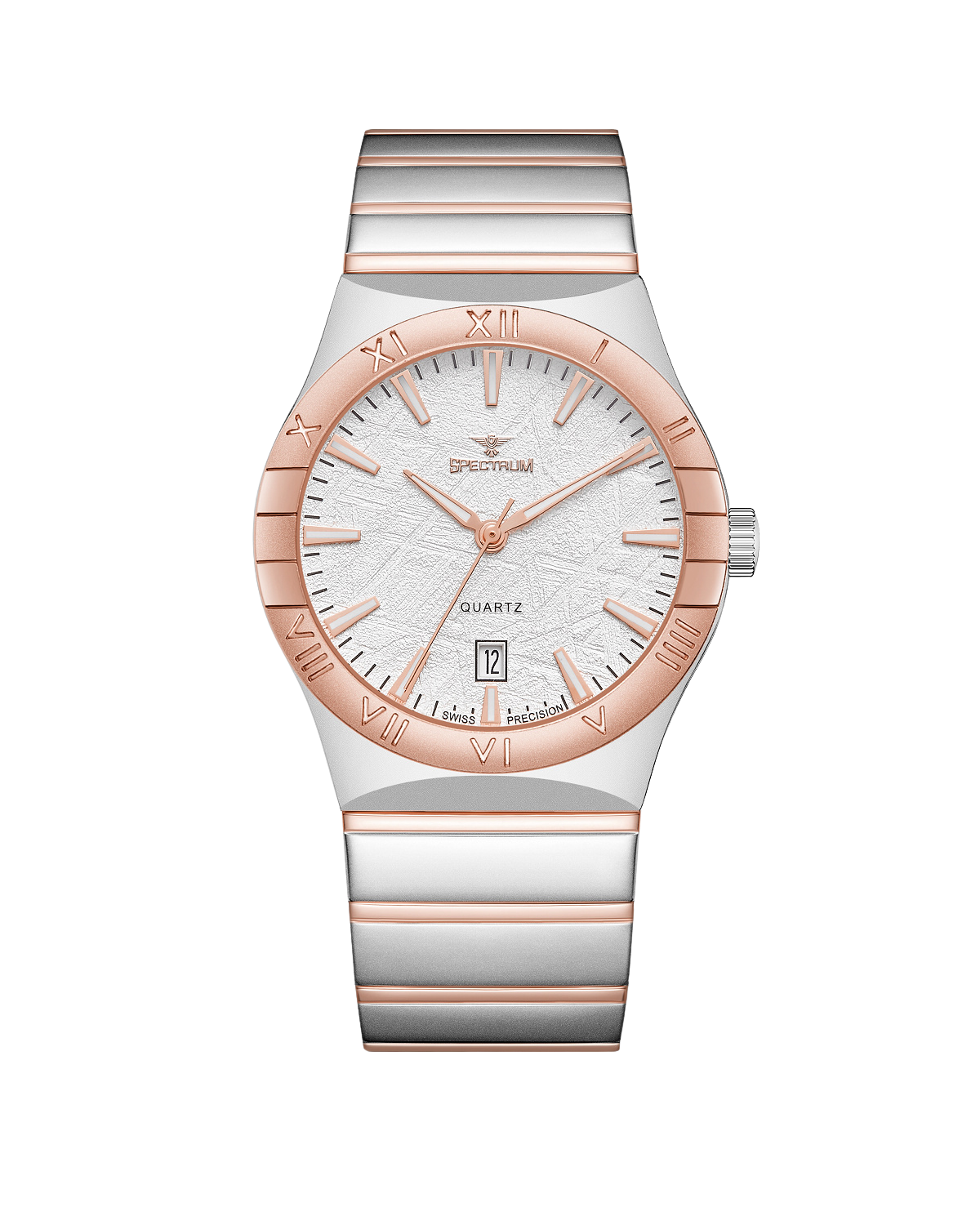 Stainless Steel MEN's Two Tone Rose Watch - S17073M-7