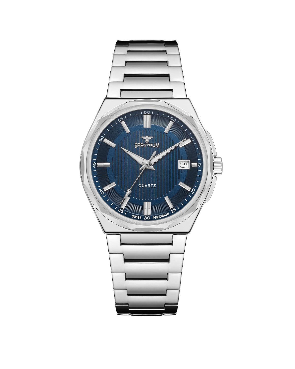 Stainless Steel MEN's Silver Watch - S17074M-12