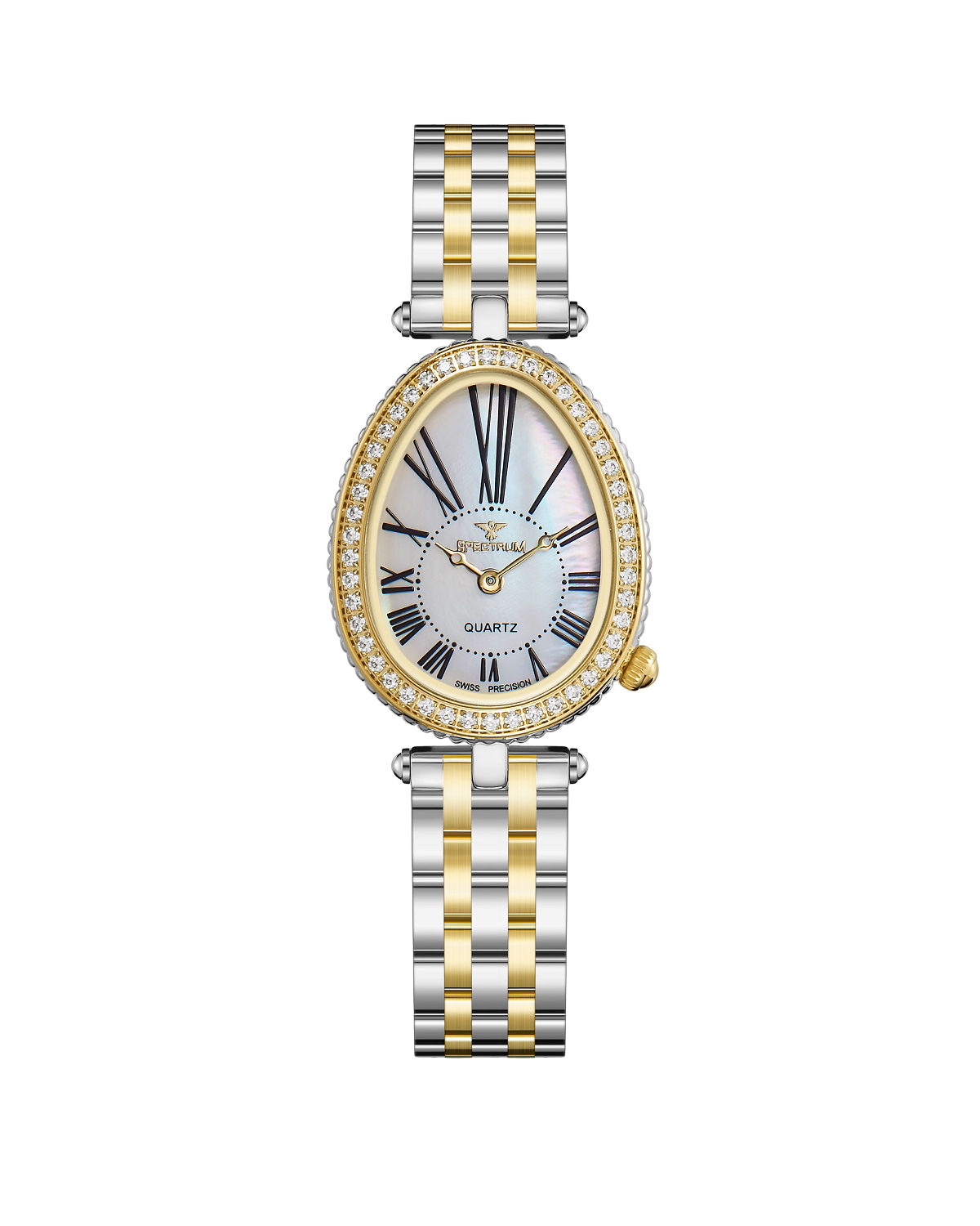 Stainless Steel WOMEN's Two Tone Gold Watch - S17095L-4