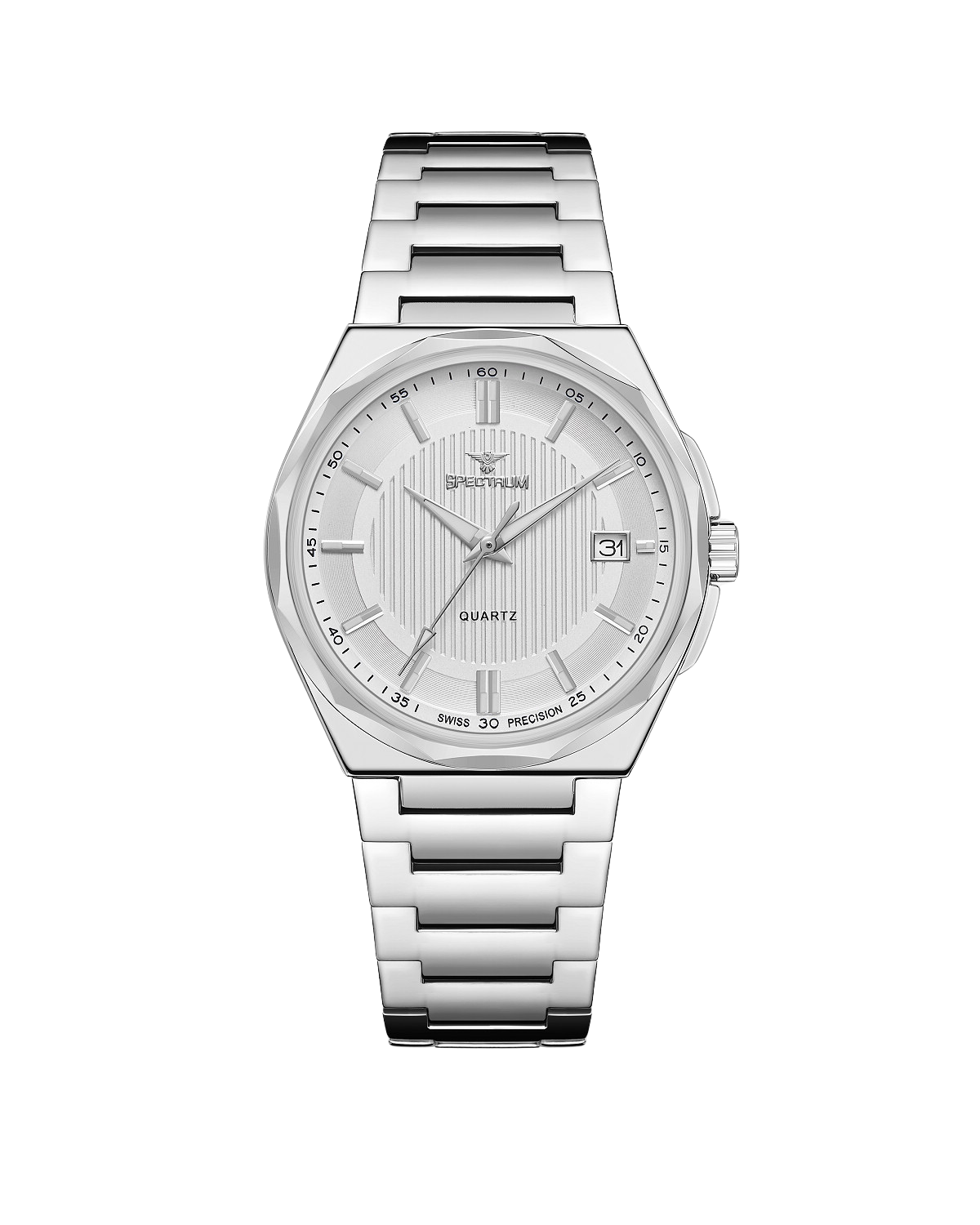 Stainless Steel MEN's Silver Watch - S17074M-11