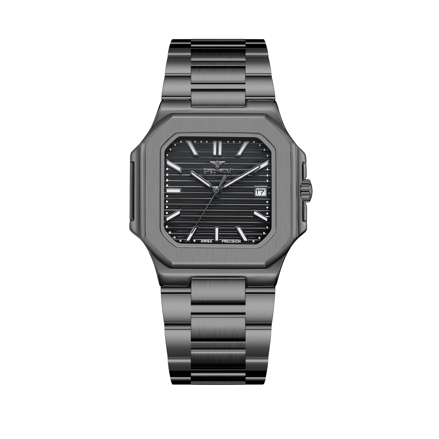 Stainless Steel MEN's Black Watch - S17106M-9