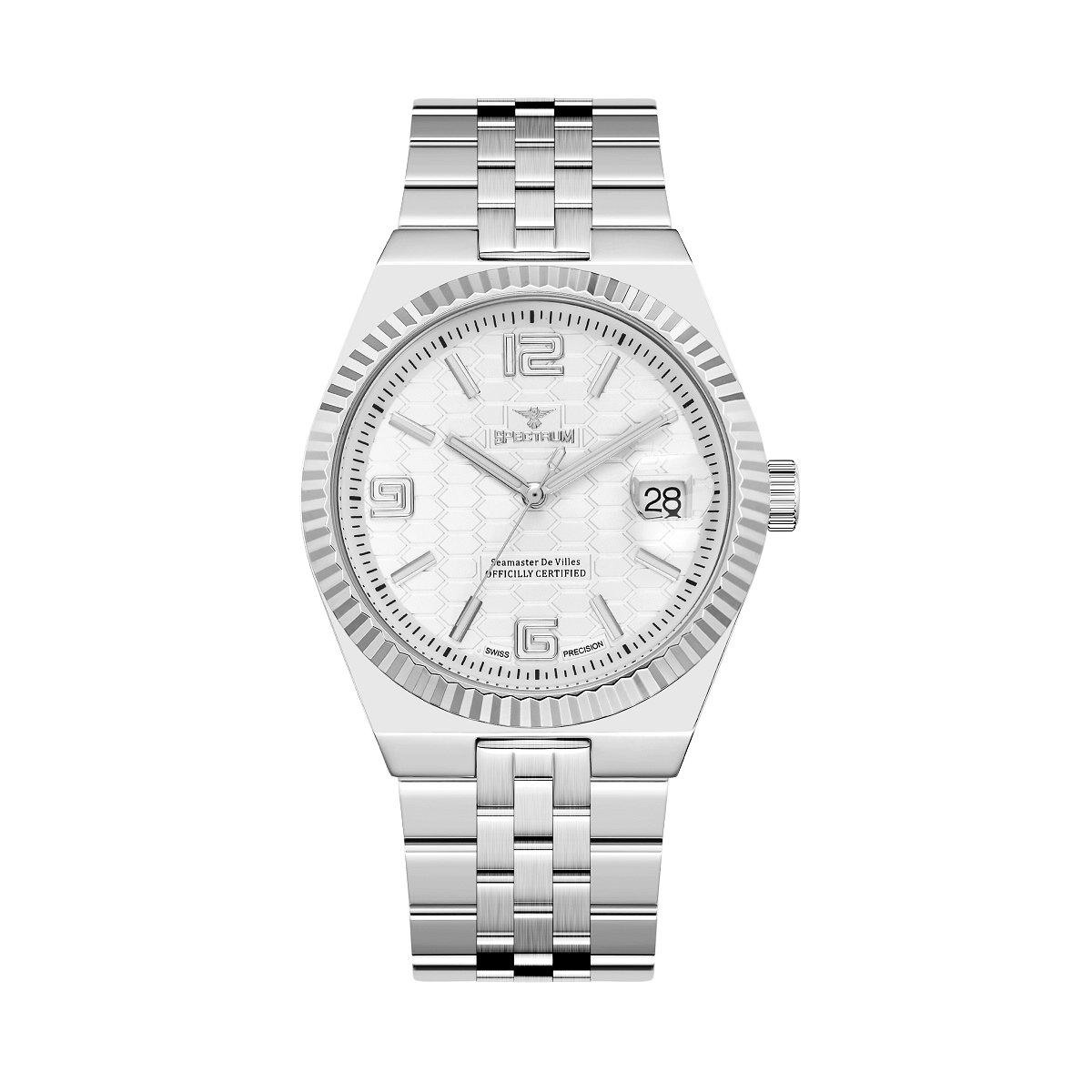 Stainless Steel MEN's Silver Watch - S17107M-8