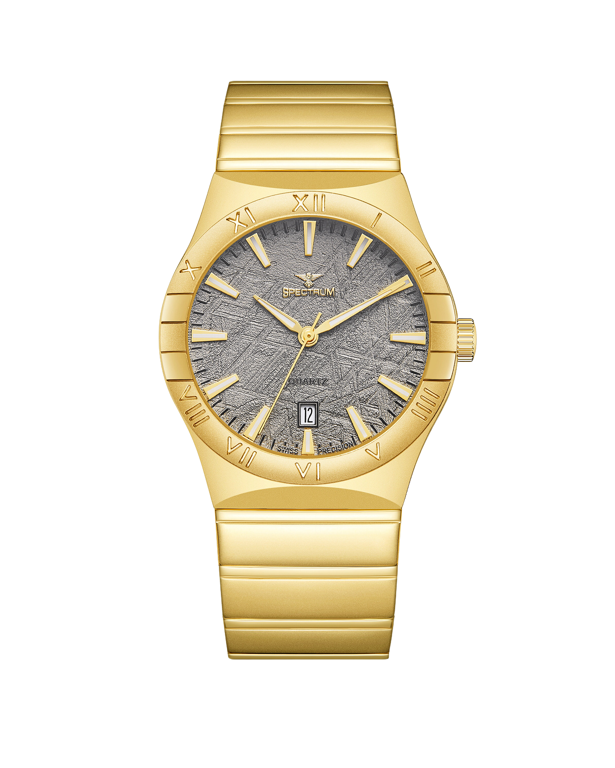 Stainless Steel MEN's Gold Watch - S17073M-3