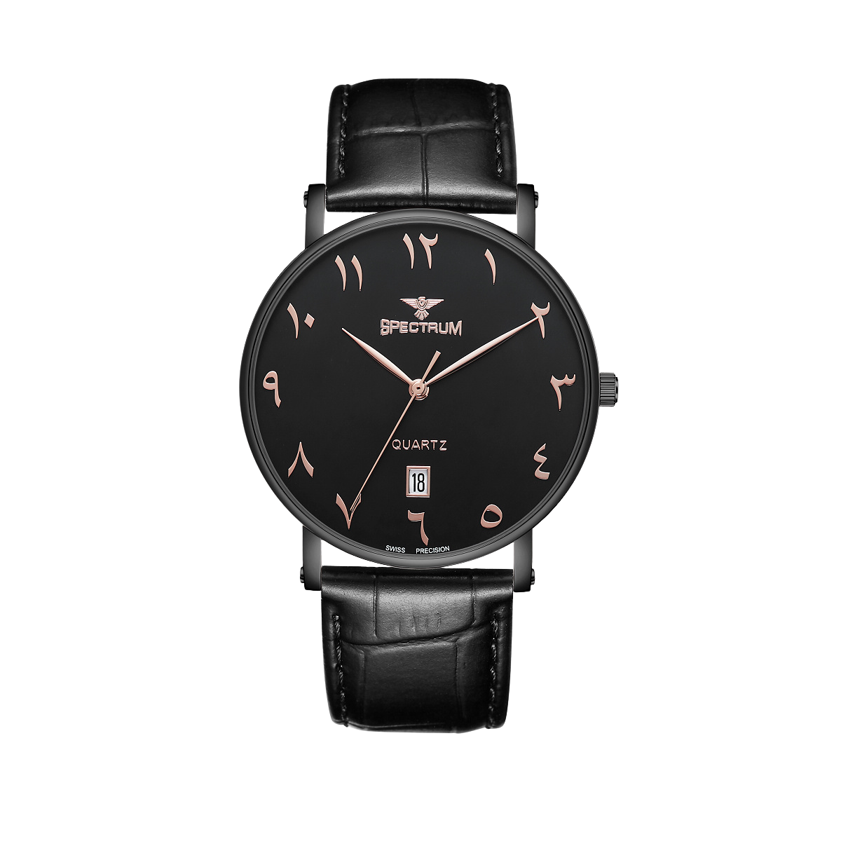 Leather MEN's Black Watch - S17097M-10