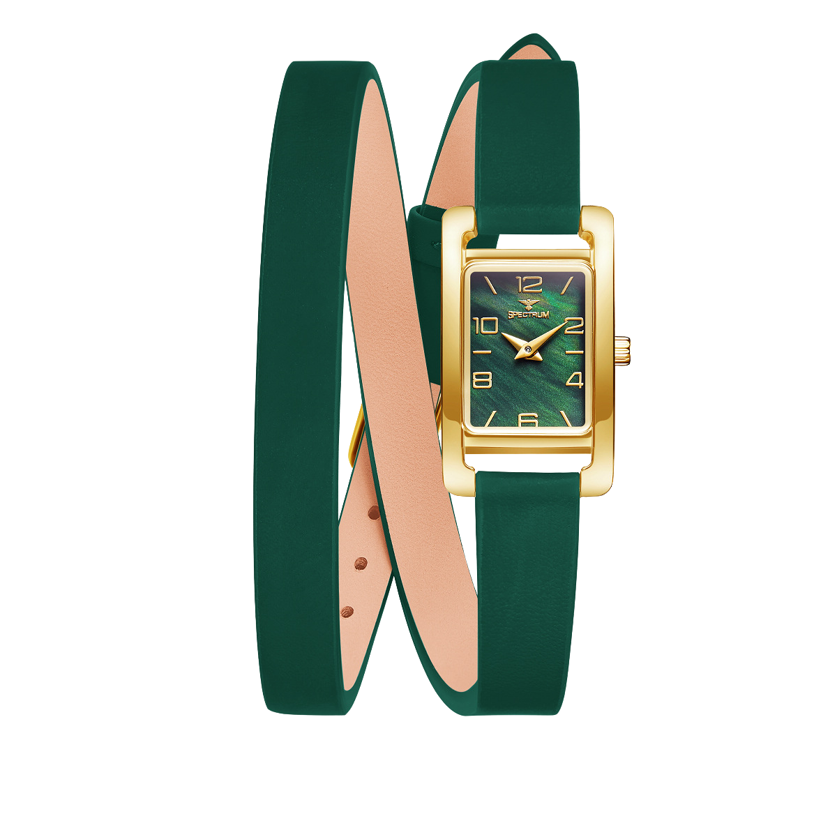 Stainless Steel WOMEN's Green Watch - S17102L-4