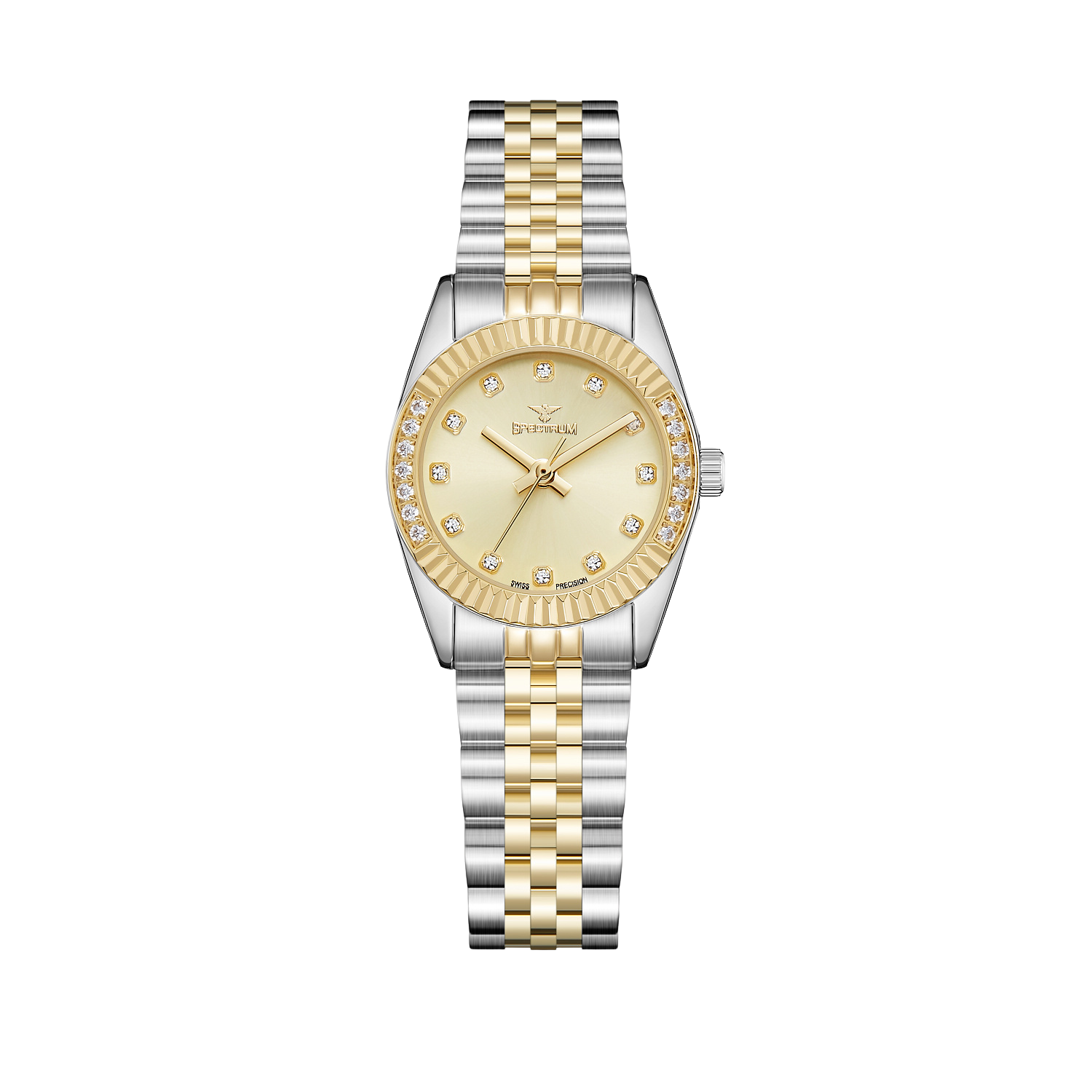 Stainless Steel WOMEN's Two Tone Gold Watch - S17099L-H