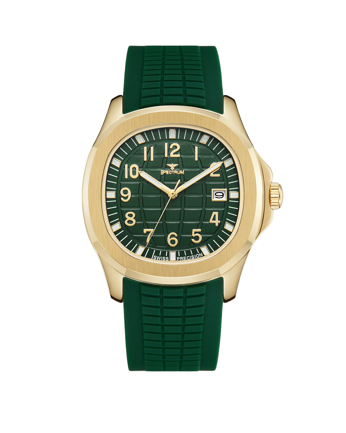 Rubber MEN's Green Watch - S17078M-3