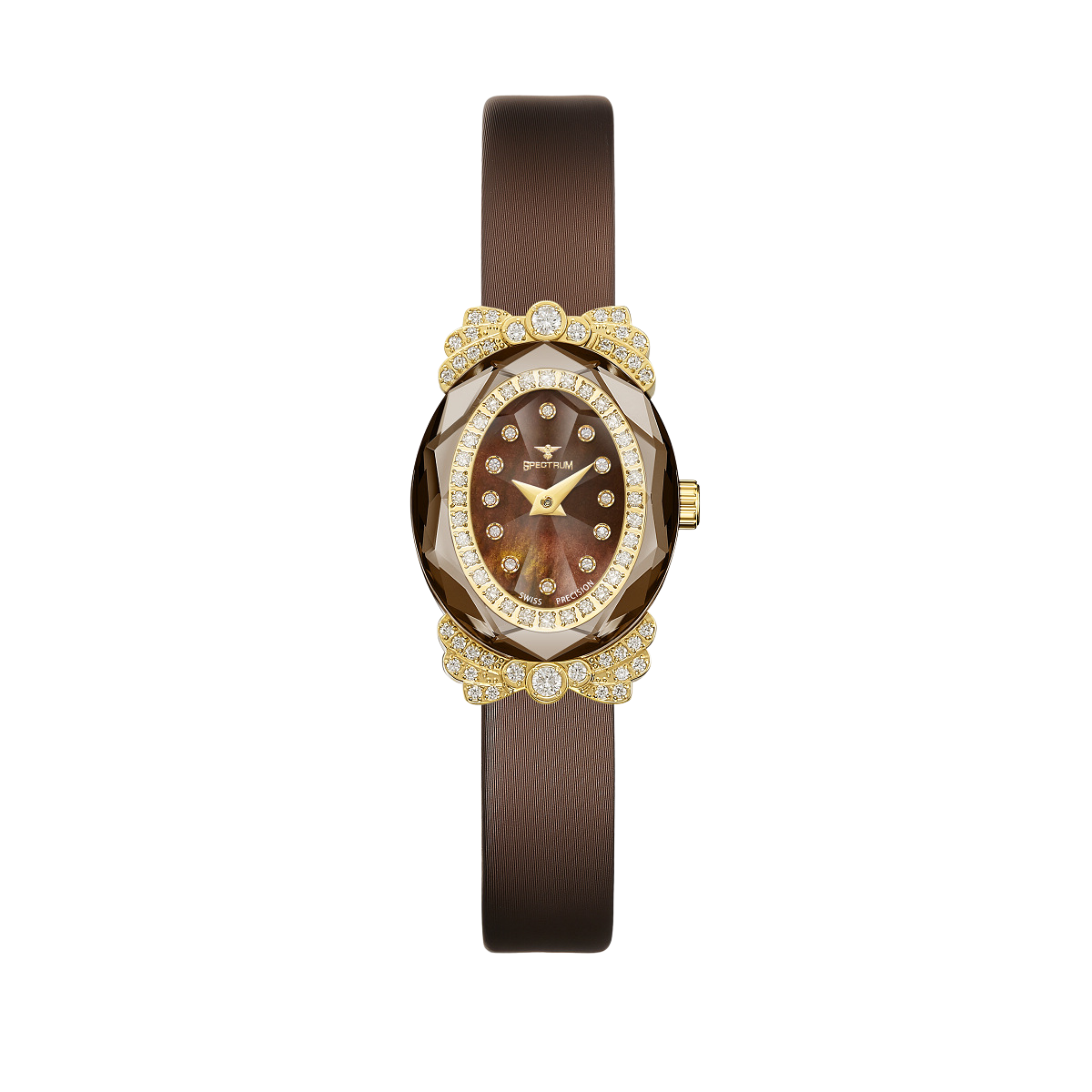 Leather WOMEN's Brown Watch - S17088L-3
