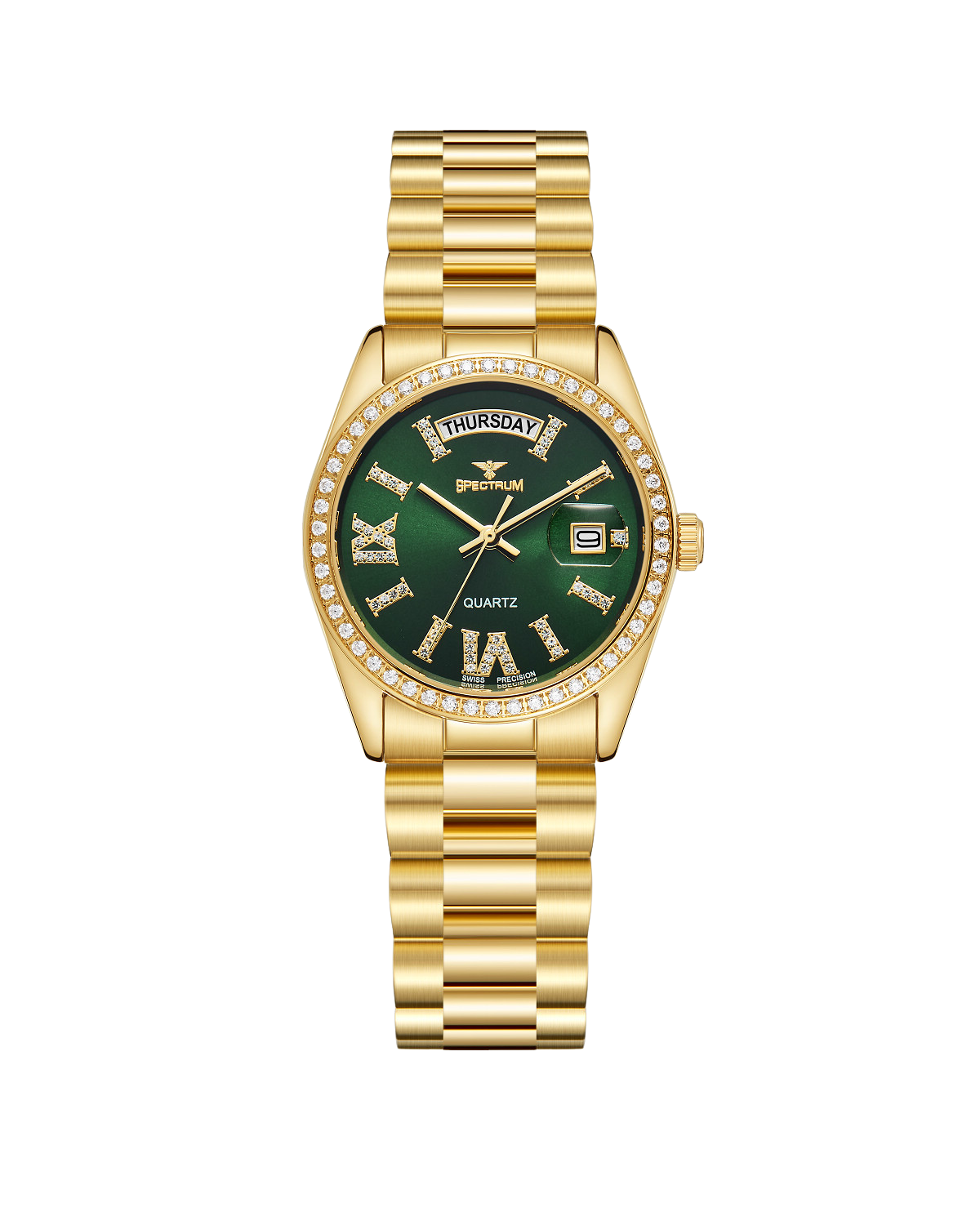 Stainless Steel WOMEN's Gold Watch - S17077L-3