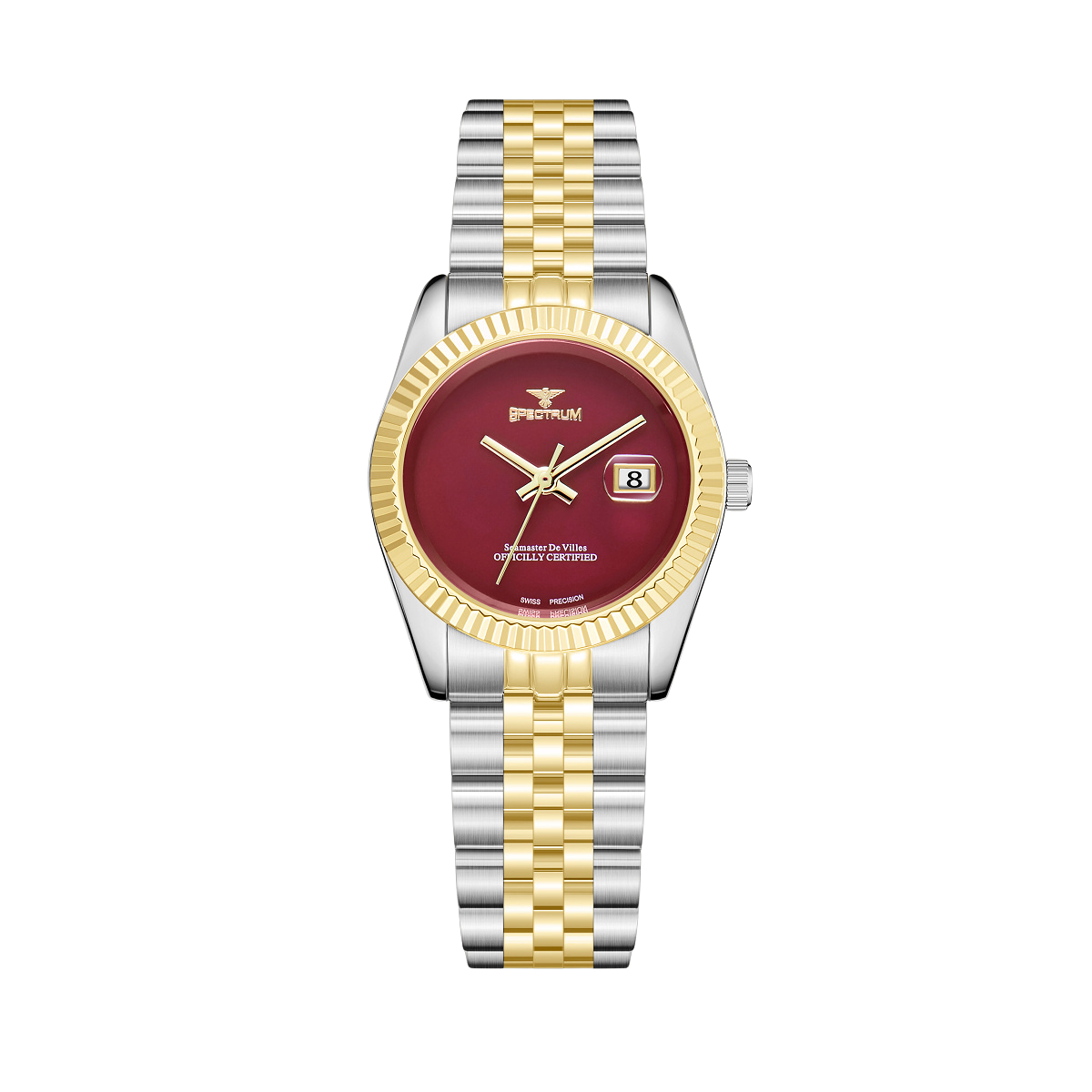 Stainless Steel WOMEN's Two Tone Gold Watch - S17101L-4